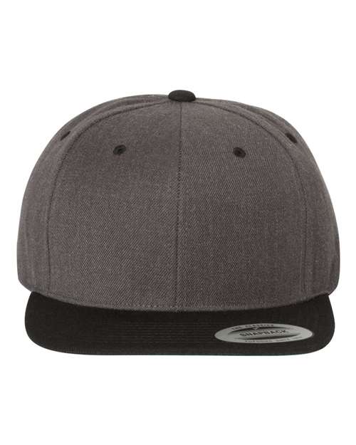 YP Classics 6089M in Dark Heather/ Black — custom apparel by Jam 4 Apparel