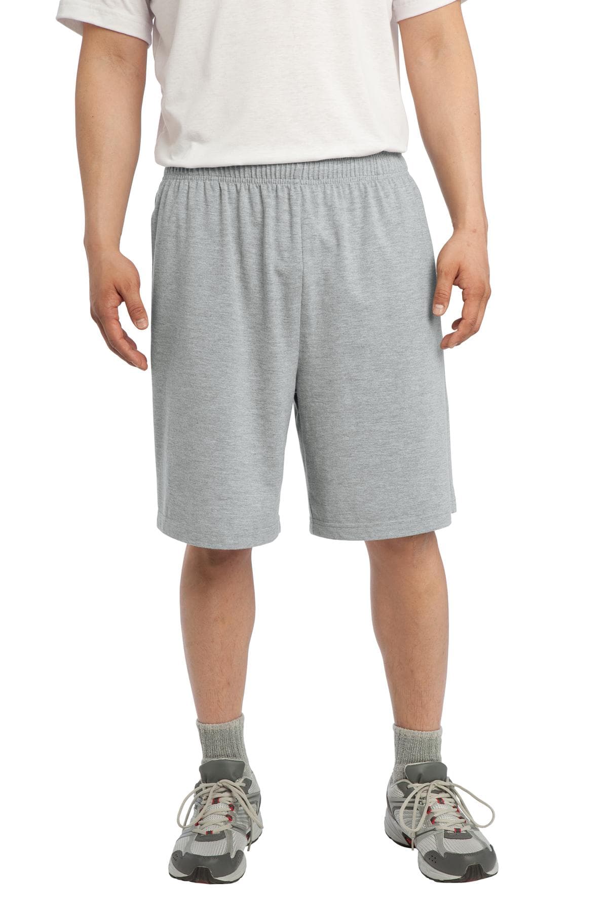 Sport-Tek ST310 in Heather Grey β custom apparel by Jam 4 Apparel
