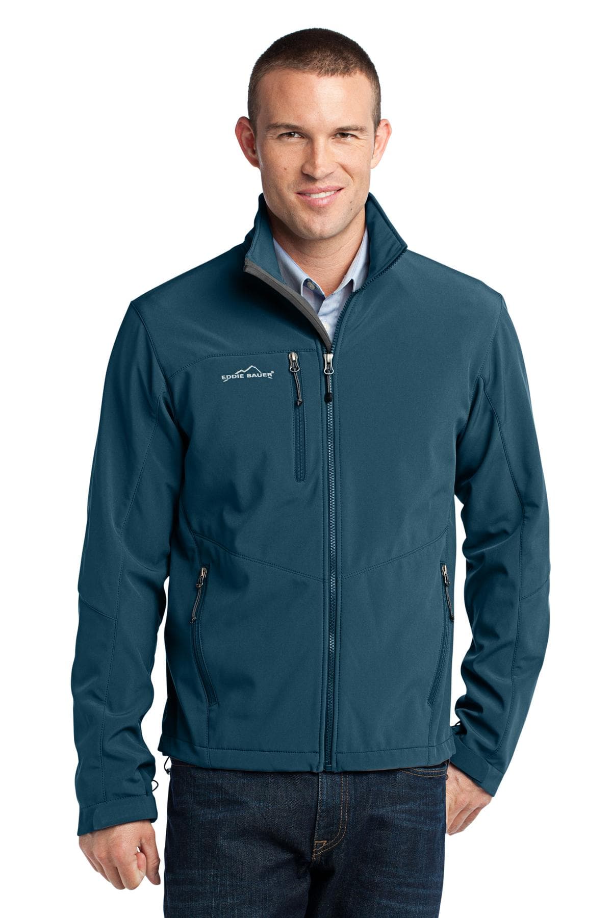 Eddie Bauer EB530 in Dark Adriatic — custom apparel by Jam 4 Apparel