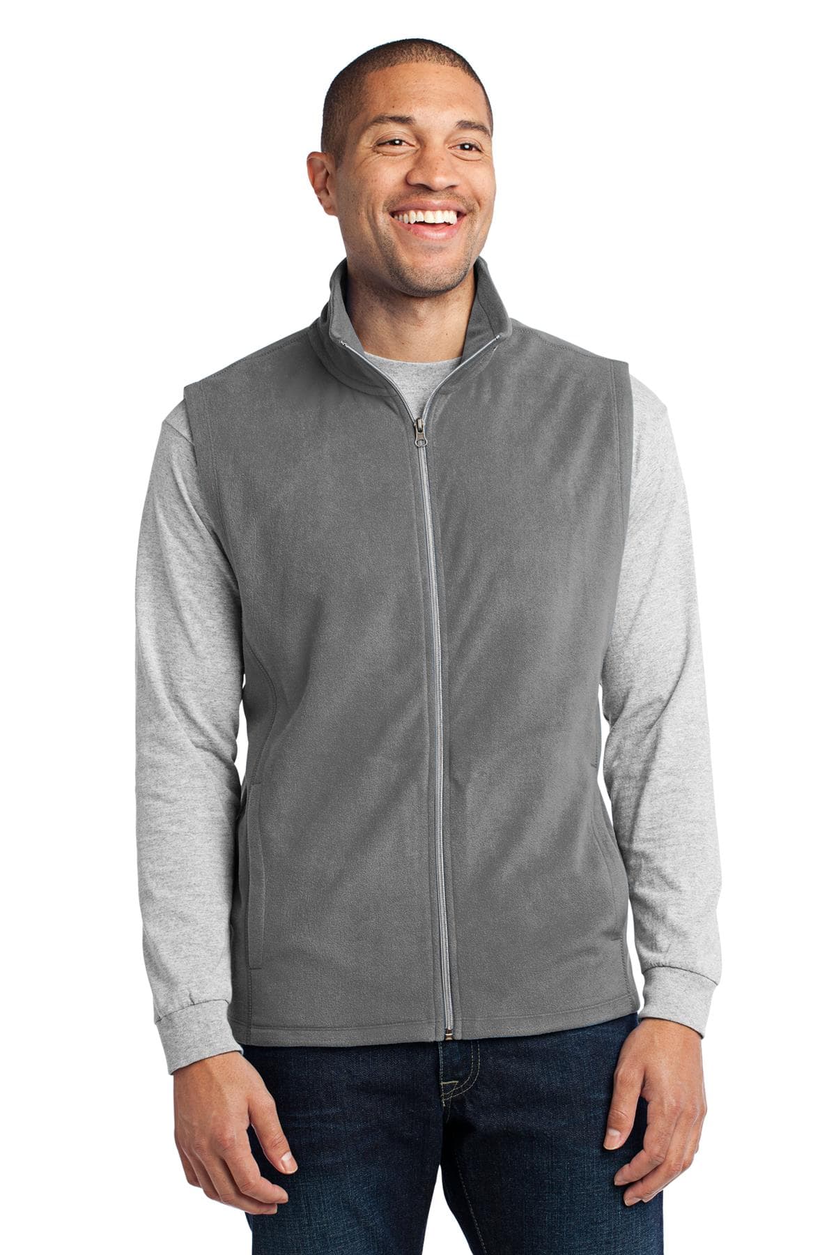 Port Authority F226 in Pearl Grey — custom apparel by Jam 4 Apparel