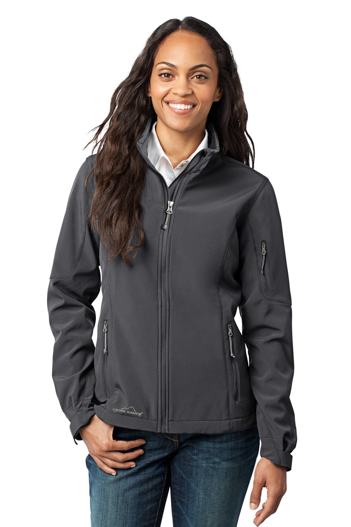 Eddie Bauer EB531 in Grey Steel — custom apparel by Jam 4 Apparel