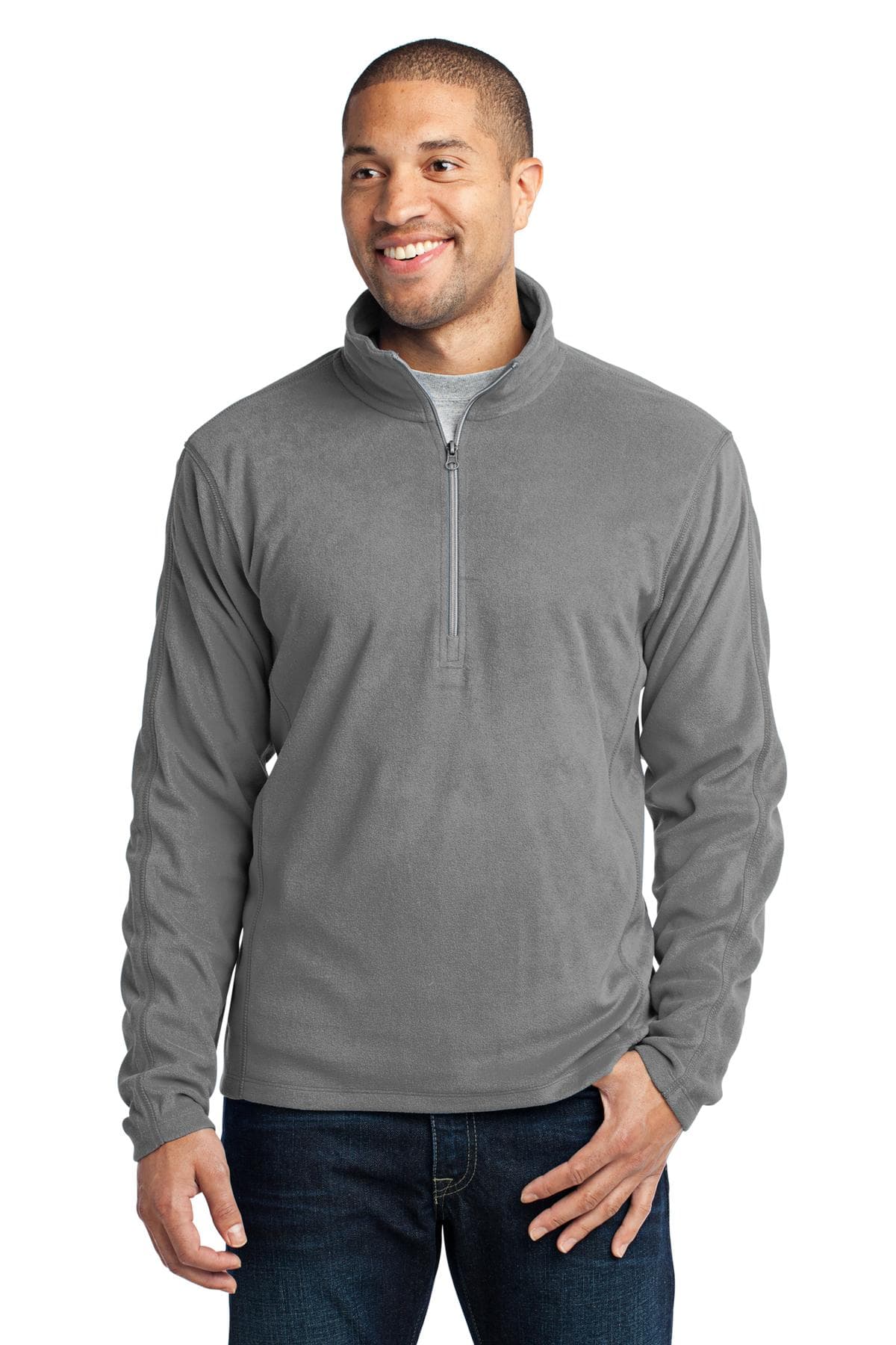 Port Authority F224 in Pearl Grey β custom apparel by Jam 4 Apparel
