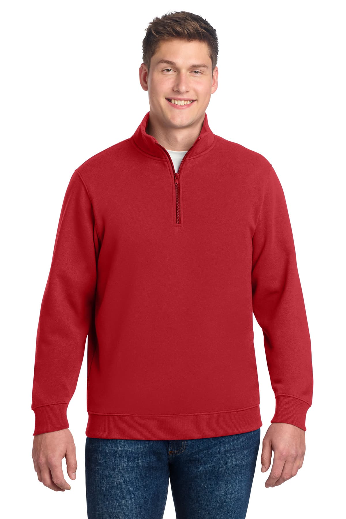 Sport-Tek ST253 in True Red — custom apparel by Jam 4 Apparel