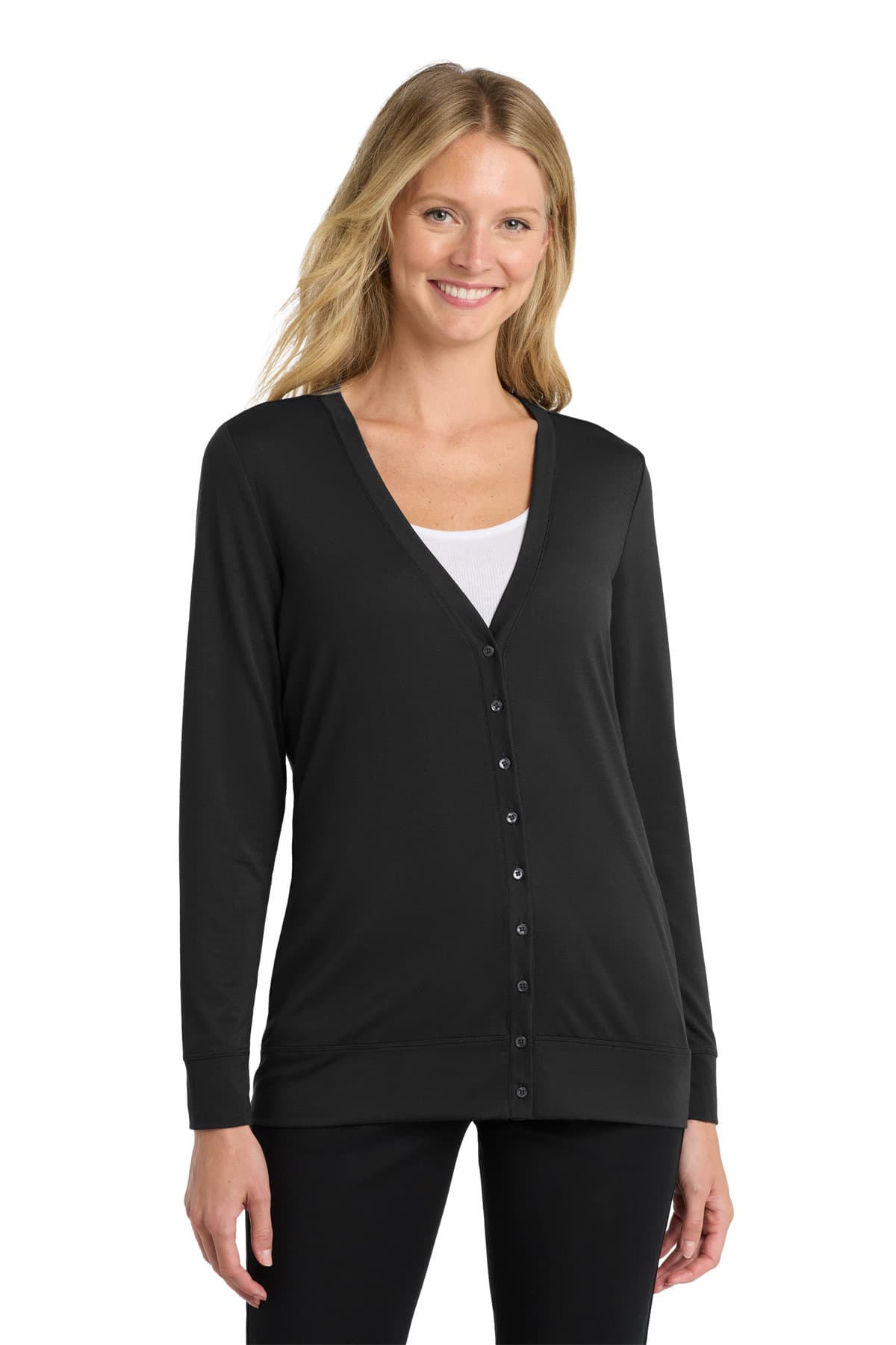 Port Authority L545 in Black β custom apparel by Jam 4 Apparel