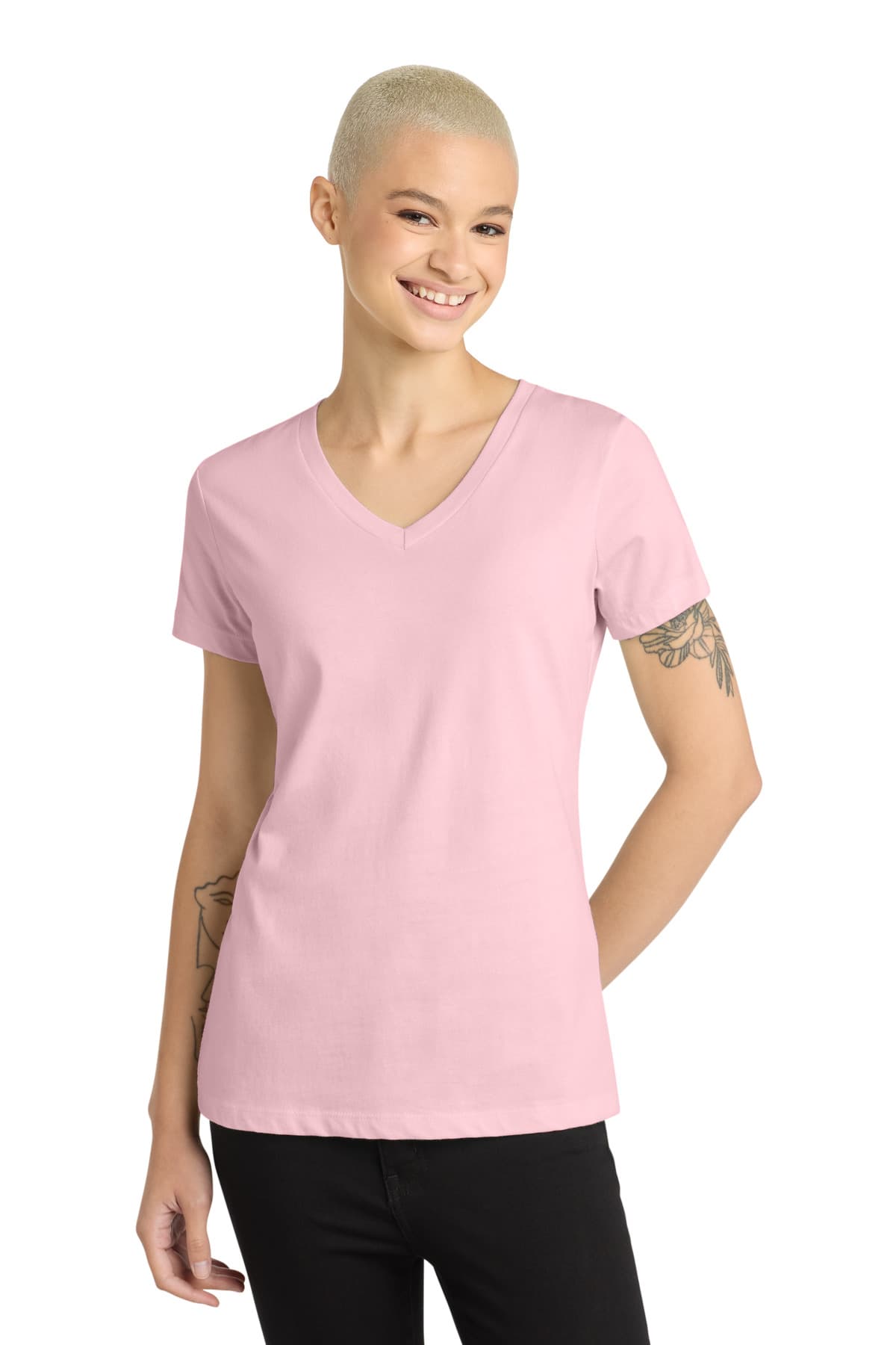 District DM1170L in Light Pink — custom apparel by Jam 4 Apparel