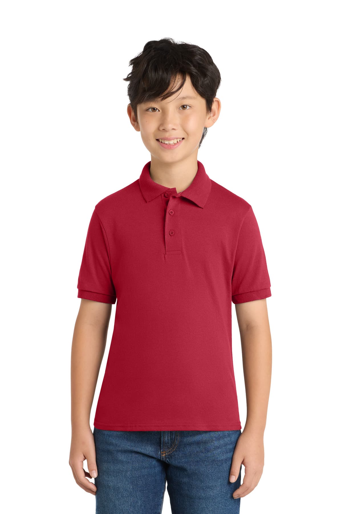 Port & Co KP55Y in Red β custom apparel by Jam 4 Apparel