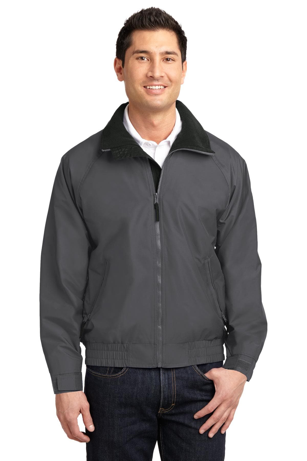 Port Authority JP54 in Deep Smoke/ Black — custom apparel by Jam 4 Apparel