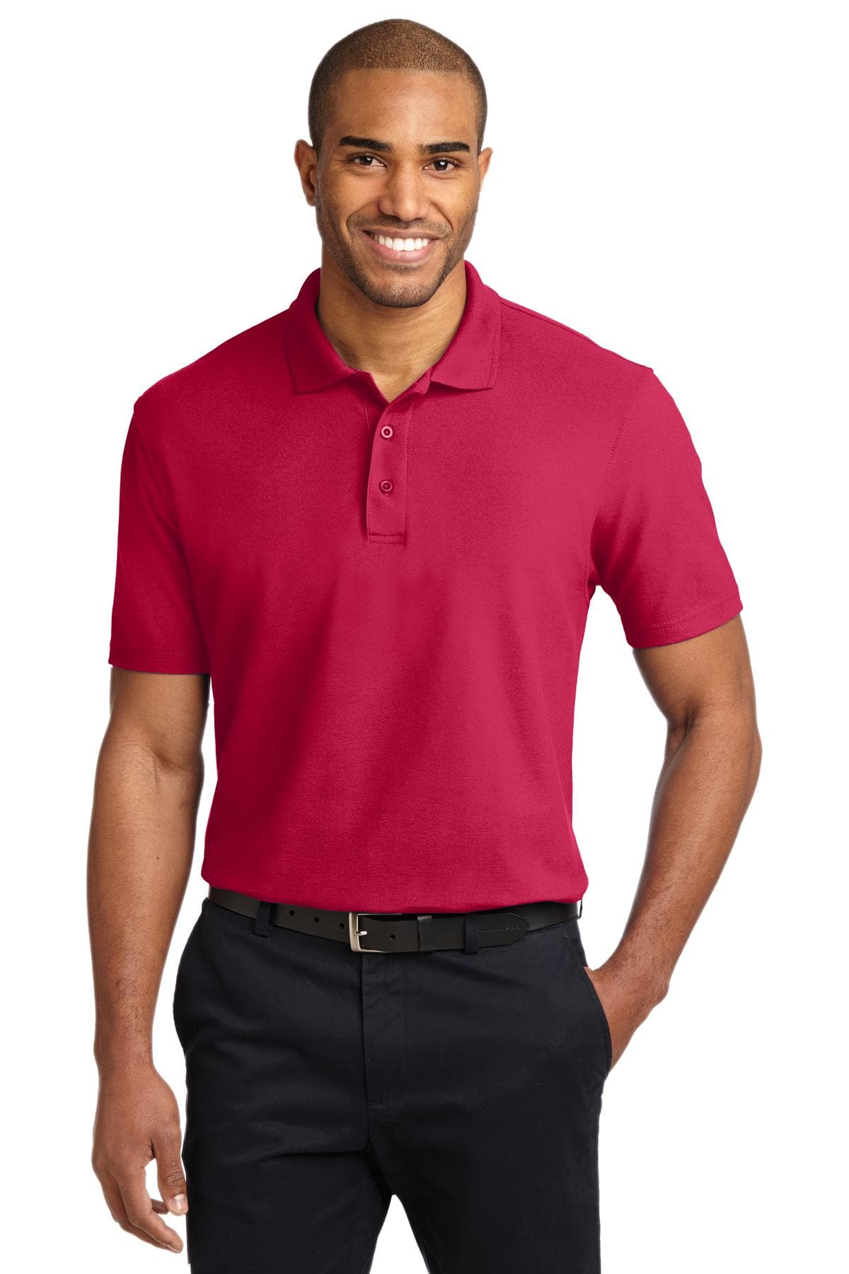 Port Authority K510 in Red β custom apparel by Jam 4 Apparel