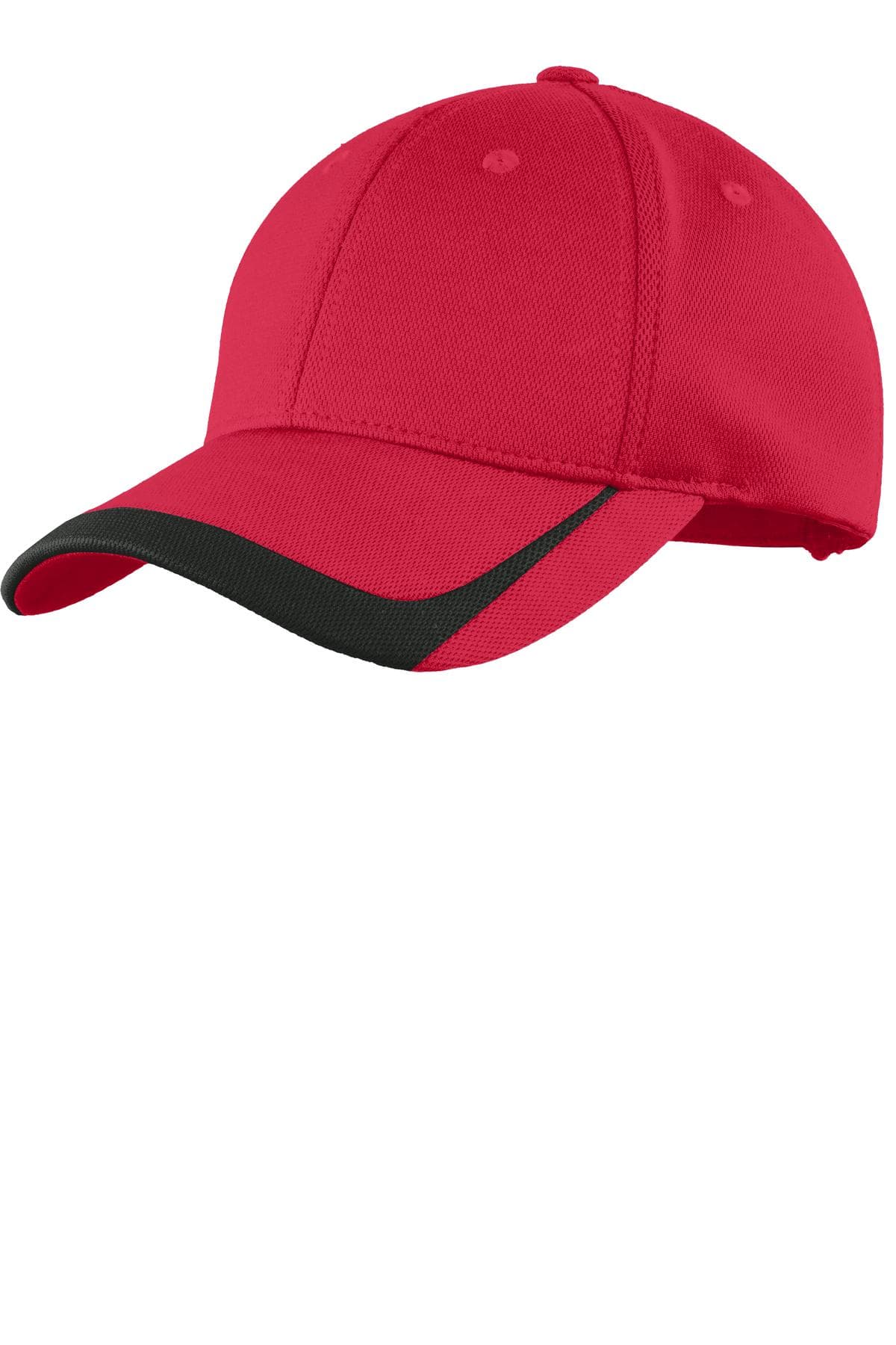 Sport-Tek STC24 in True Red/ Black — custom apparel by Jam 4 Apparel