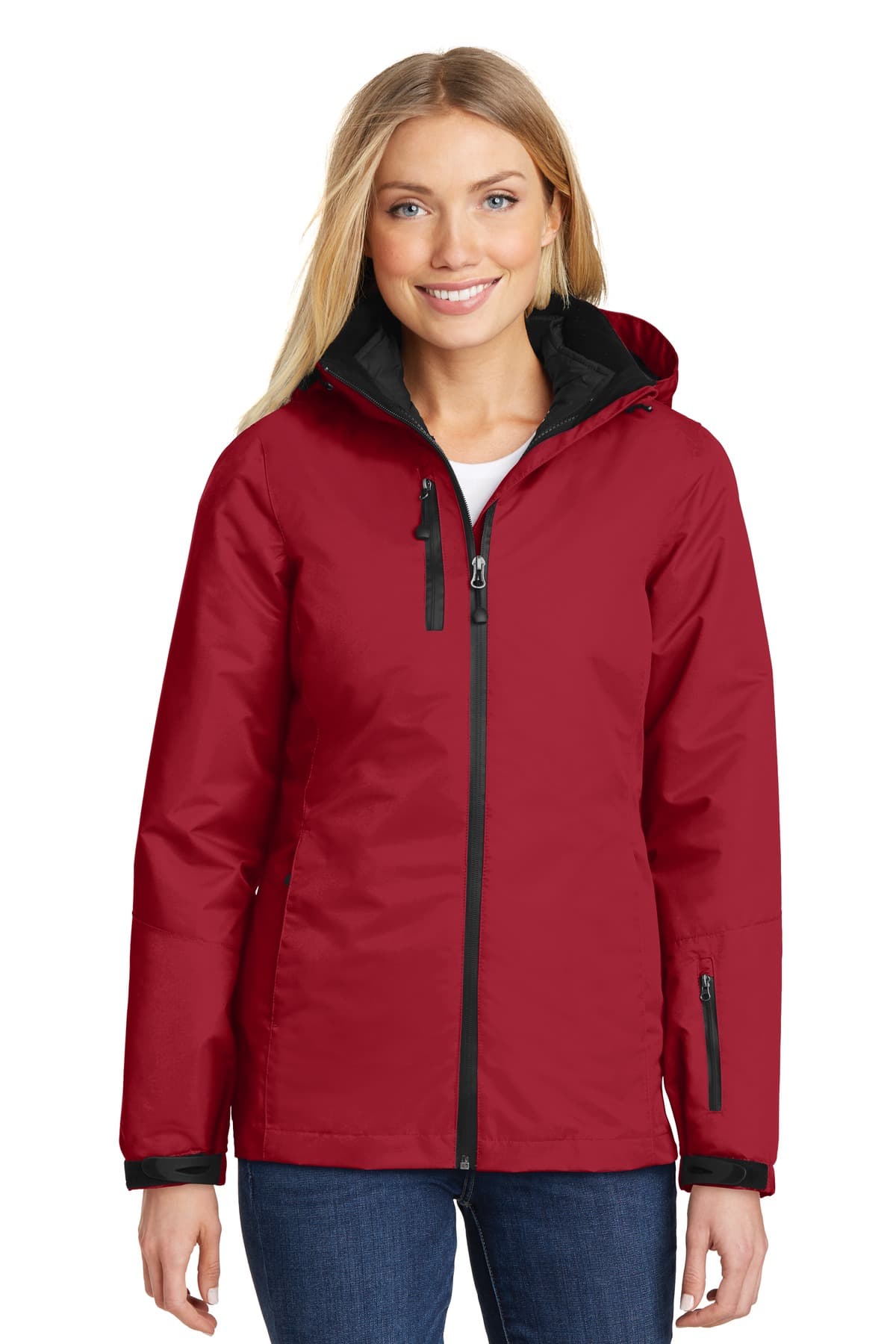 Port Authority L332 in Rich Red/ Black β custom apparel by Jam 4 Apparel