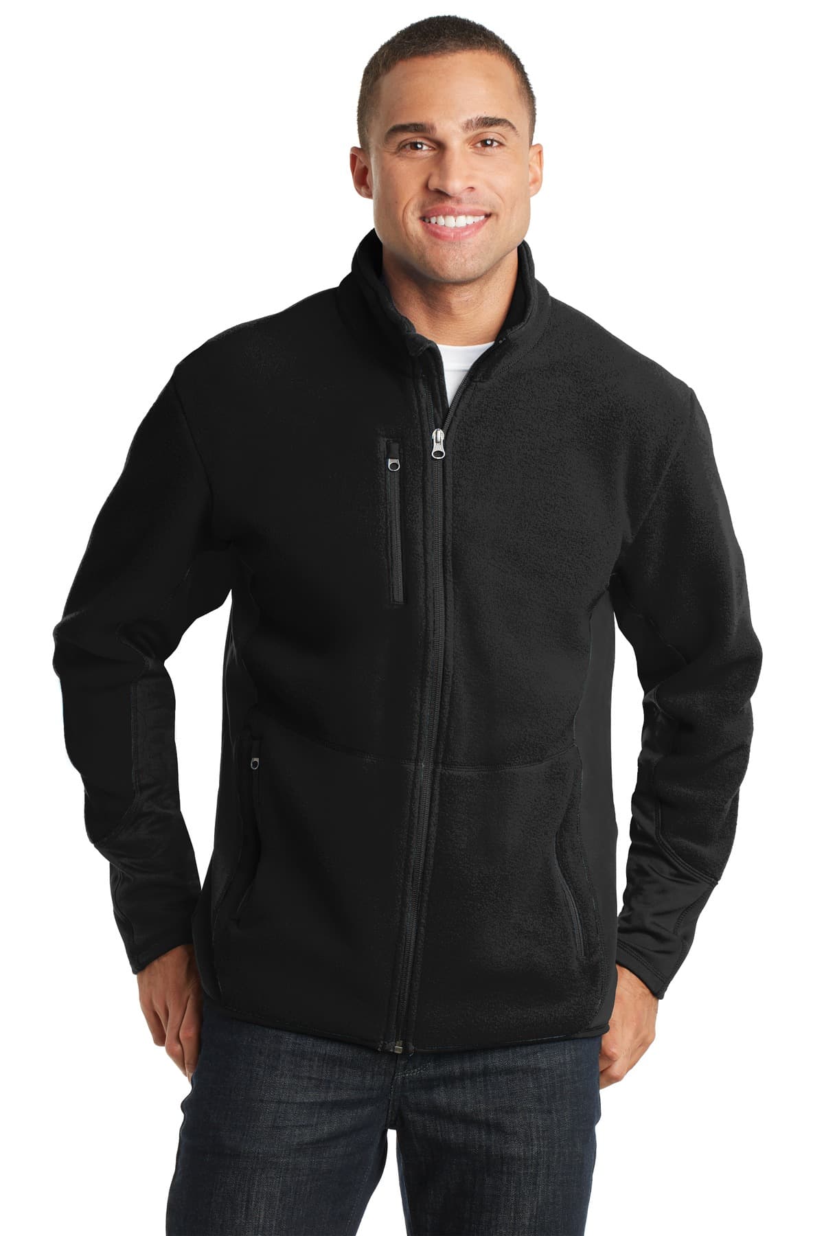 Port Authority F227 in Black/ Black β custom apparel by Jam 4 Apparel