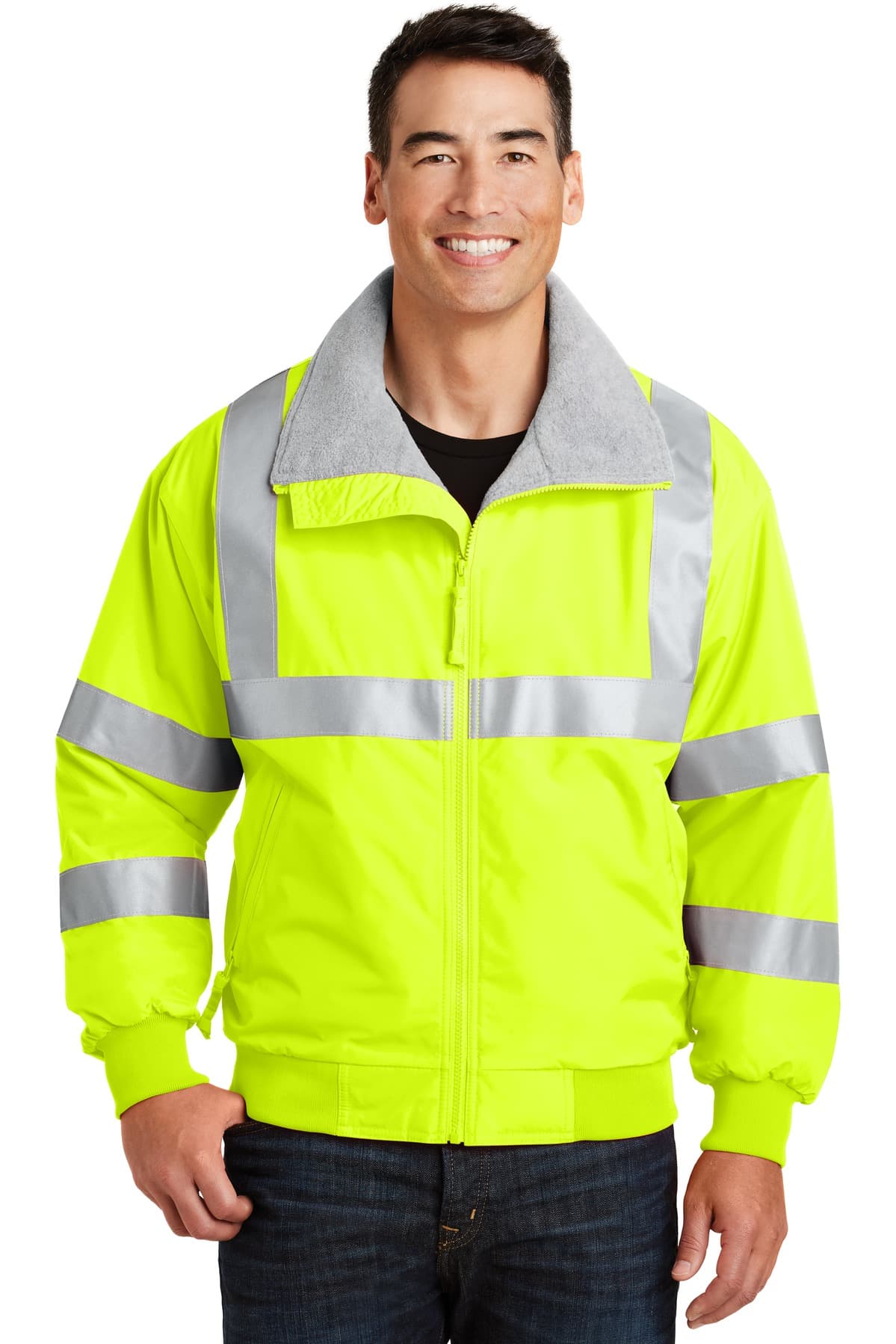Port Authority SRJ754 in Safety Yellow/ Reflective β custom apparel by Jam 4 Apparel