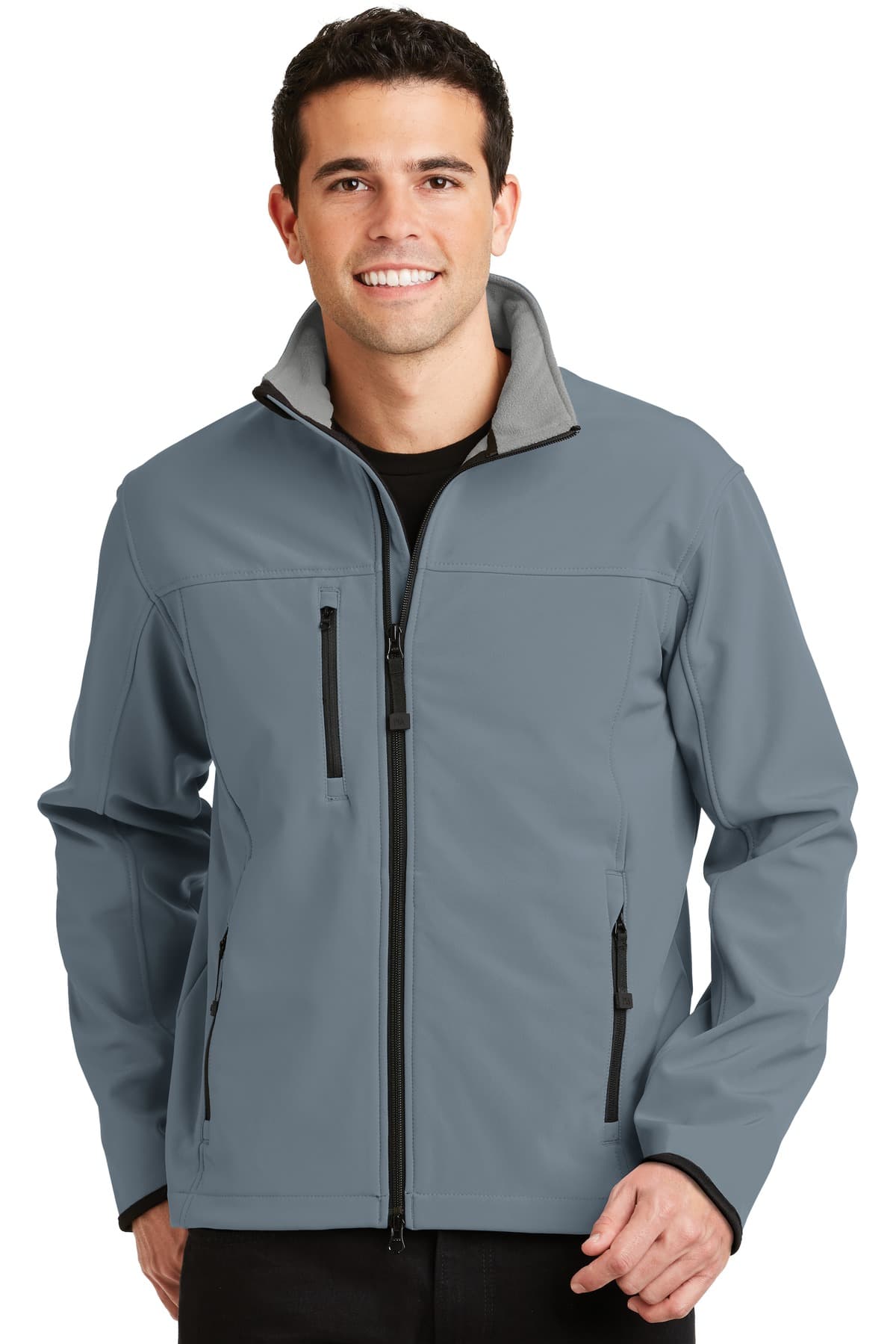 Port Authority J790 in Atlantic Blue/ Chrome — custom apparel by Jam 4 Apparel