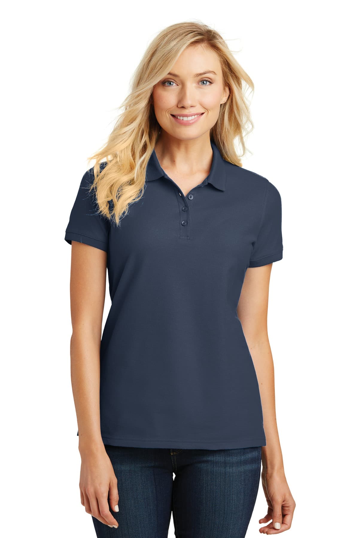 Port Authority L100 in River Blue Navy β custom apparel by Jam 4 Apparel