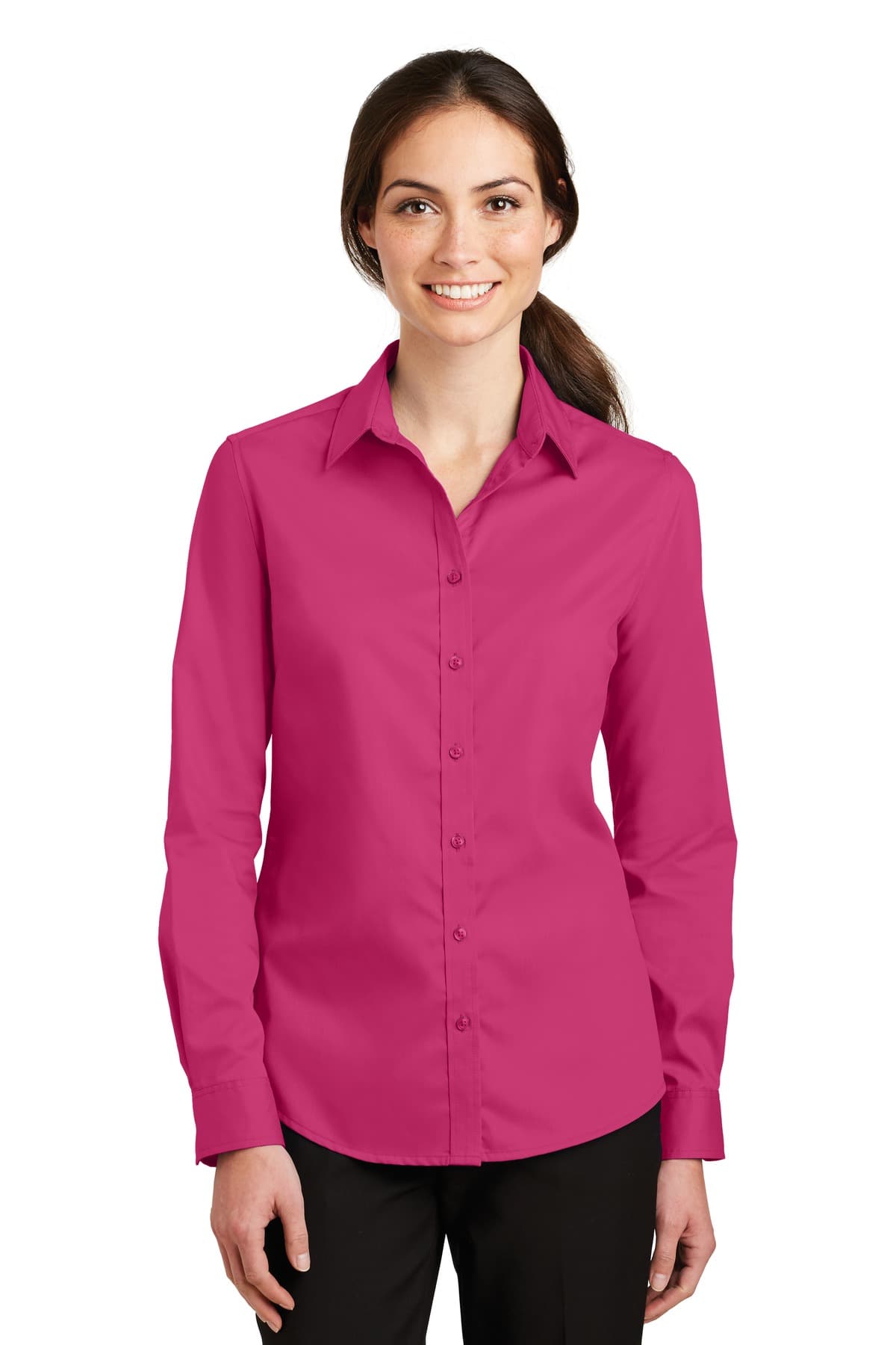 Port Authority L663 in Pink Azalea β custom apparel by Jam 4 Apparel
