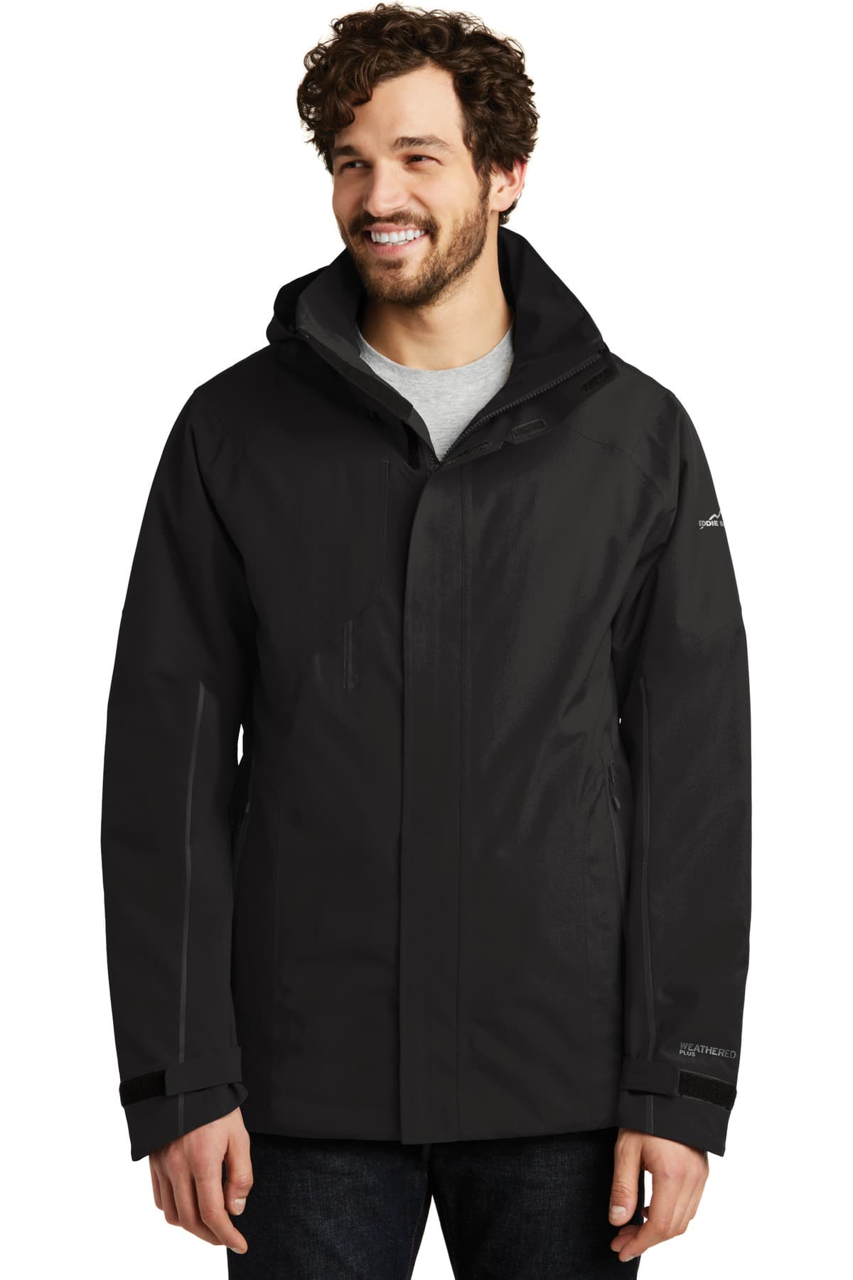 Eddie Bauer EB554 in Black β custom apparel by Jam 4 Apparel