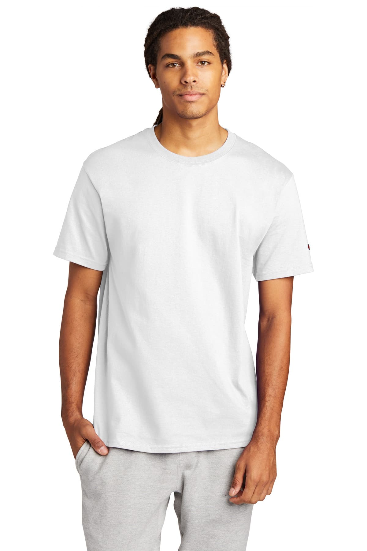 Champion T425 in White β custom apparel by Jam 4 Apparel