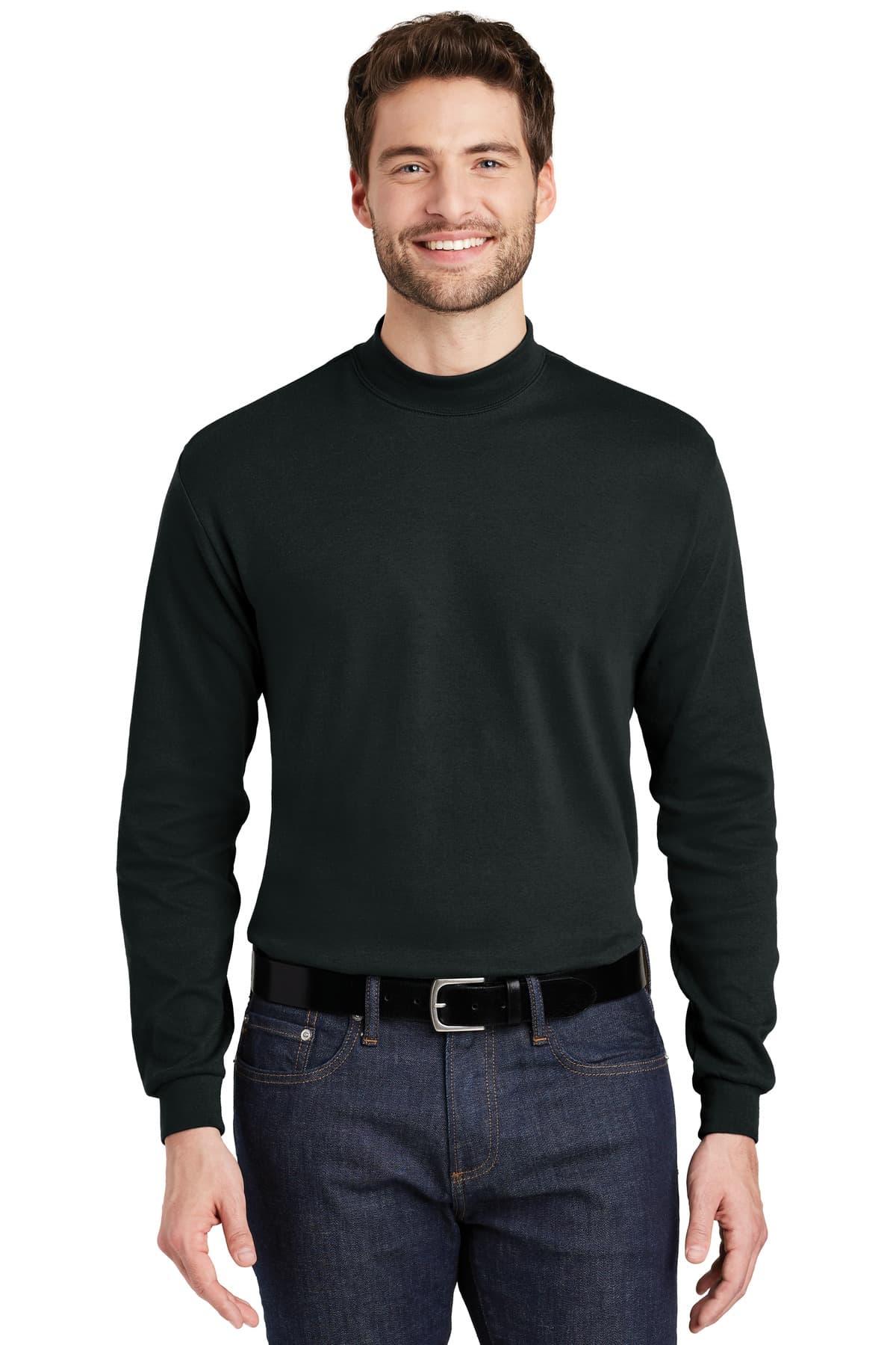 Port Authority K321 in Black — custom apparel by Jam 4 Apparel