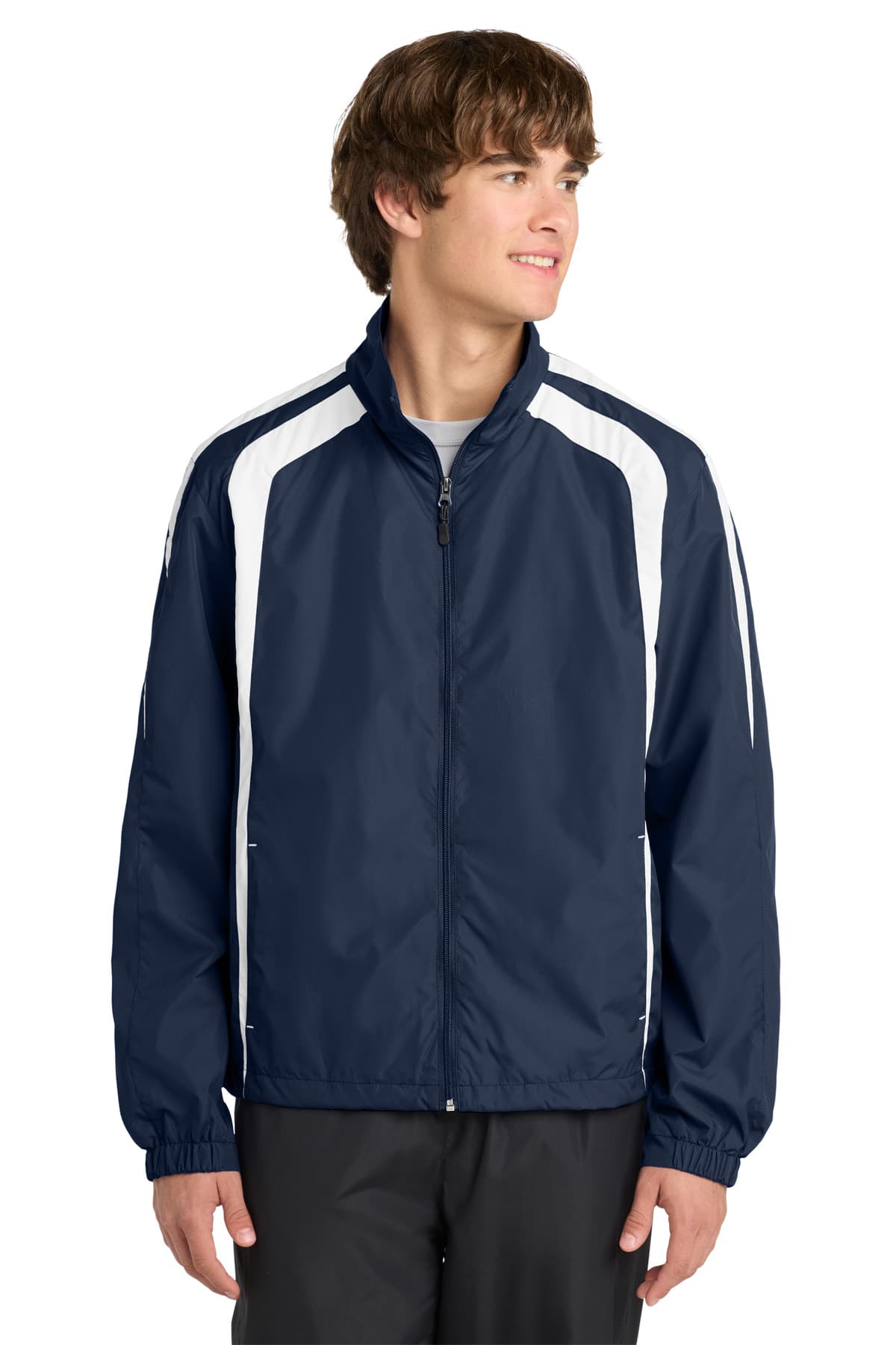 Sport-Tek JST60 in True Navy/ White β custom apparel by Jam 4 Apparel
