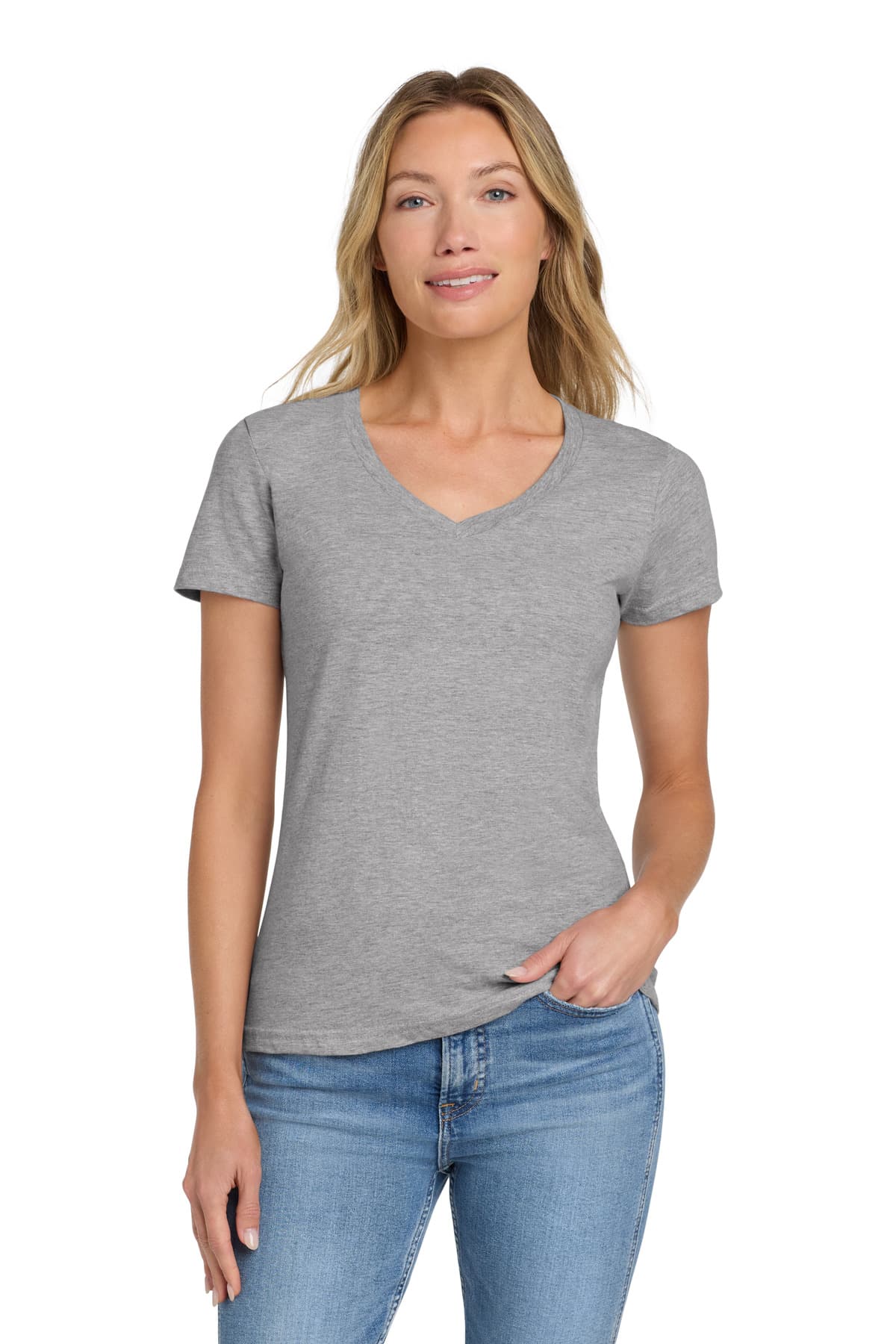 Gildan 64V00L in Sport Grey β custom apparel by Jam 4 Apparel