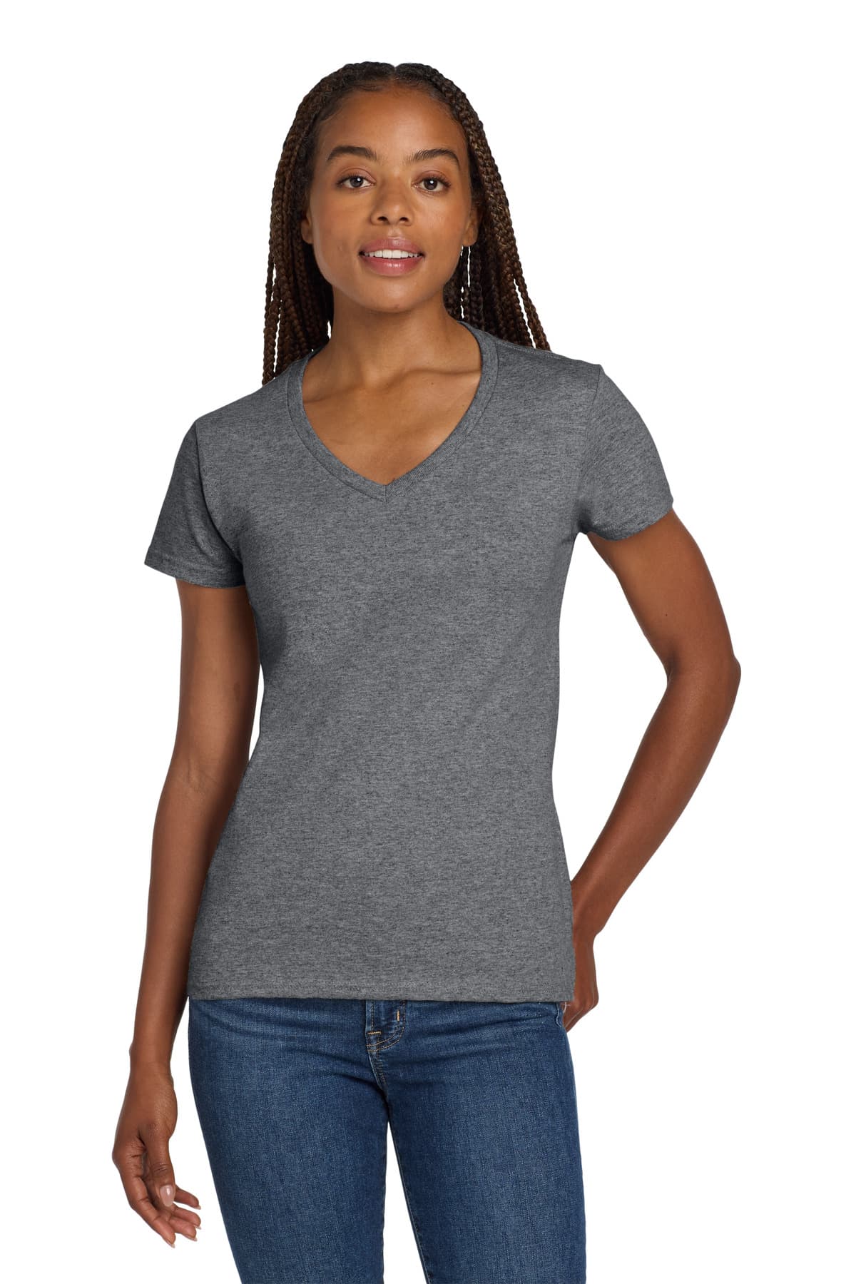 Gildan 5V00L in Graphite Heather β custom apparel by Jam 4 Apparel
