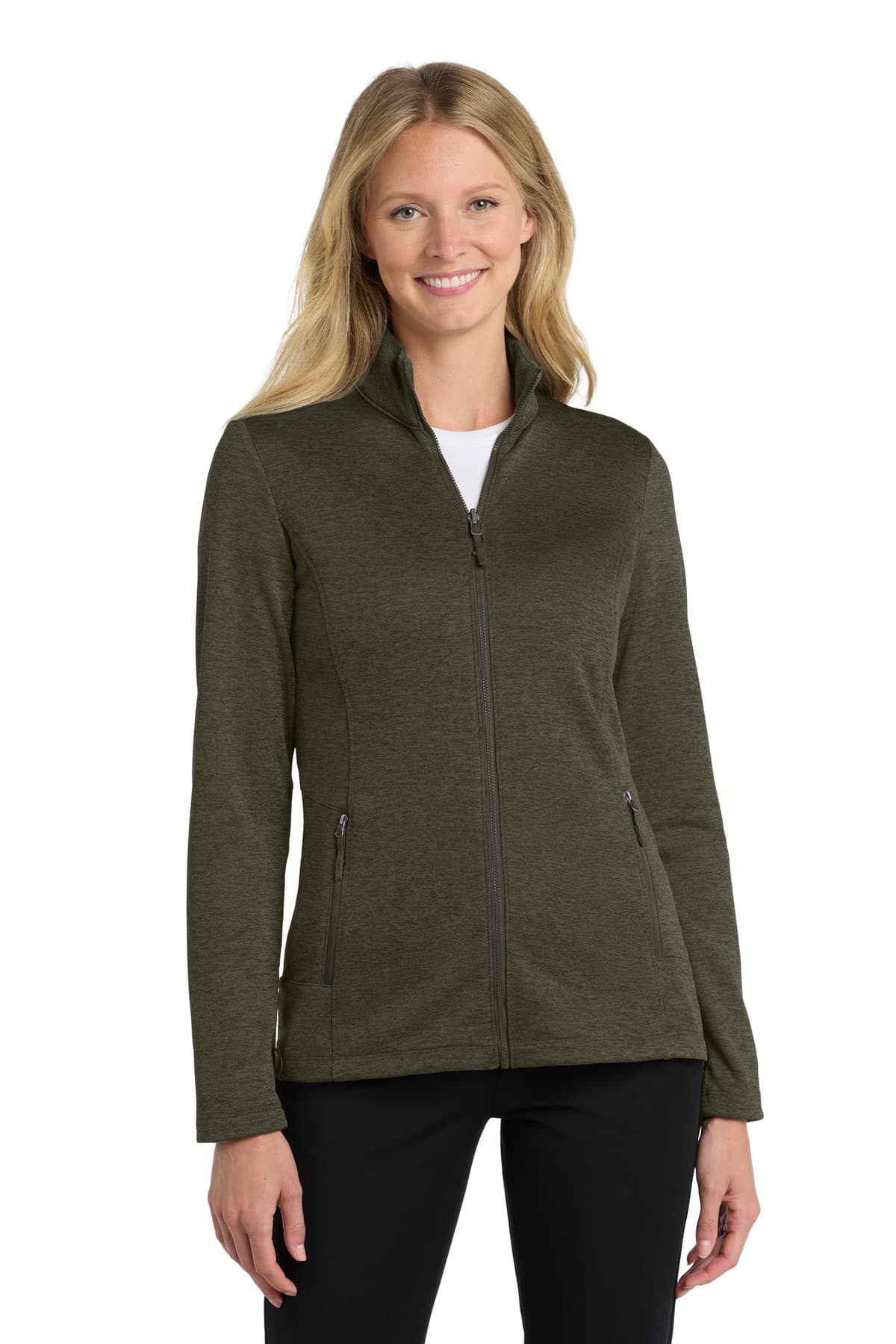 Port Authority L905 in Deep Olive Heather β custom apparel by Jam 4 Apparel