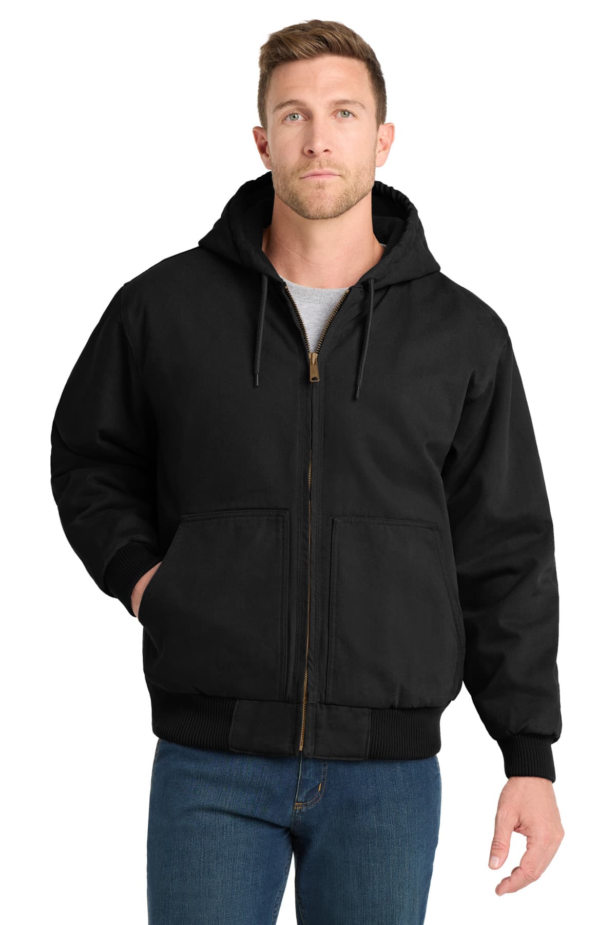 CornerStone CSJ41 in Black — custom apparel by Jam 4 Apparel