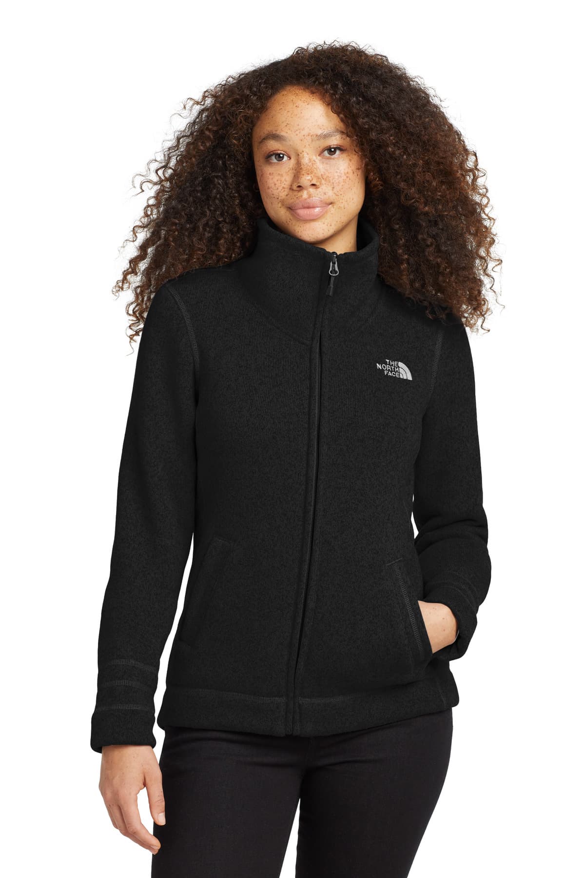 The North Face NF0A3LH8 in TNF Black Heather β custom apparel by Jam 4 Apparel