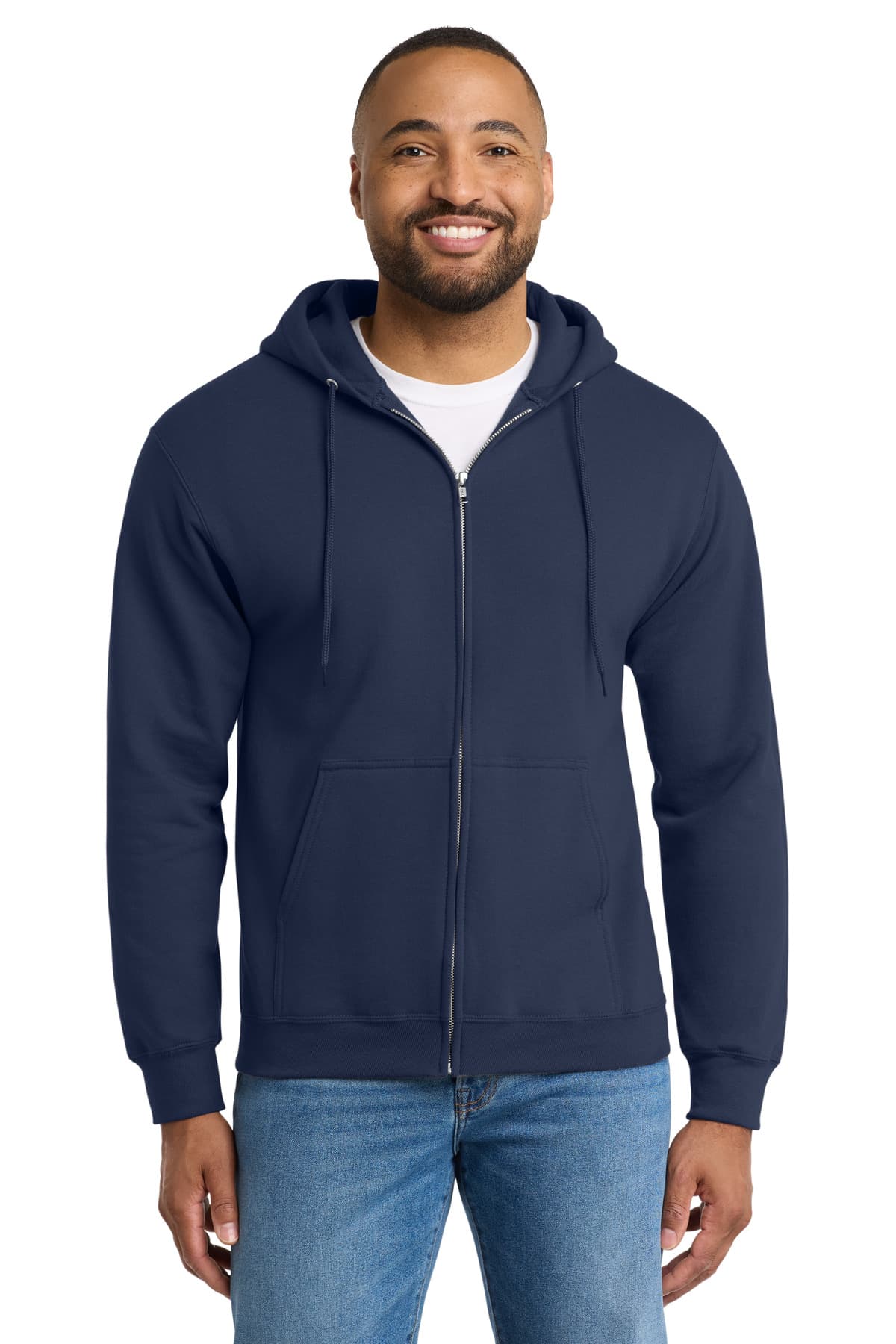 Port & Co PC90ZH in Navy — custom apparel by Jam 4 Apparel
