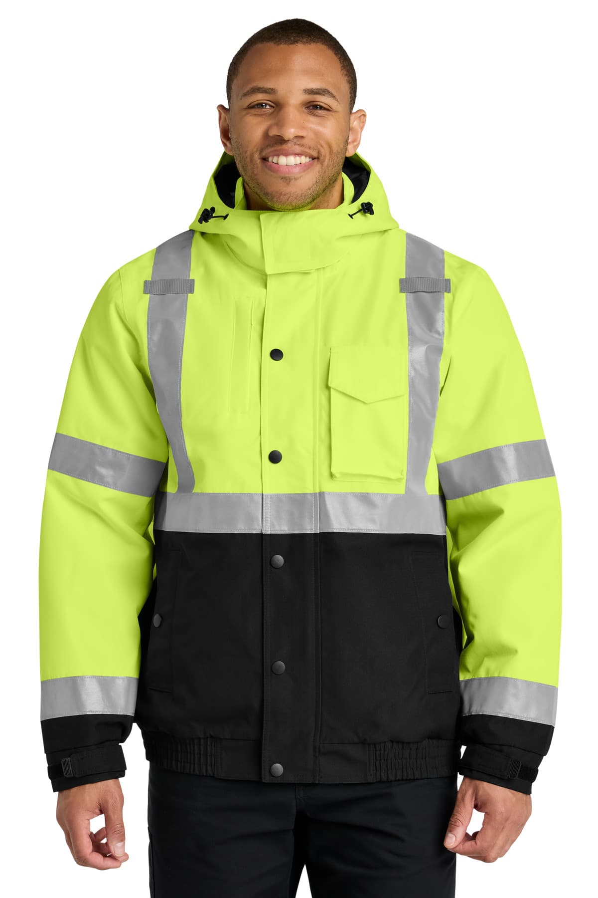 CornerStone CSJ501 in Safety Yellow — custom apparel by Jam 4 Apparel