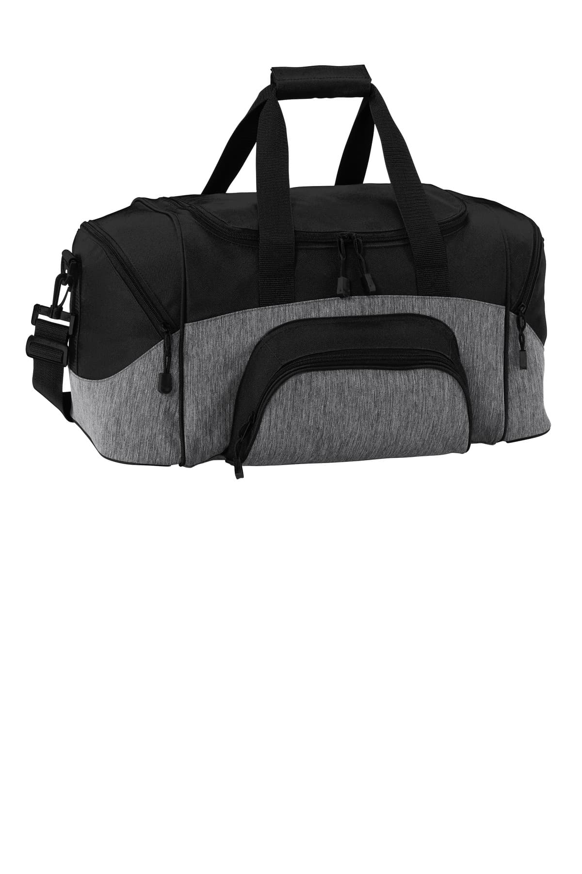 Port Authority BG990S in Heather Grey/ Black β custom apparel by Jam 4 Apparel