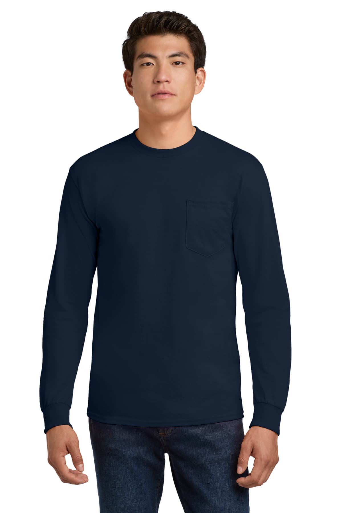 Gildan 2410 in Navy β custom apparel by Jam 4 Apparel