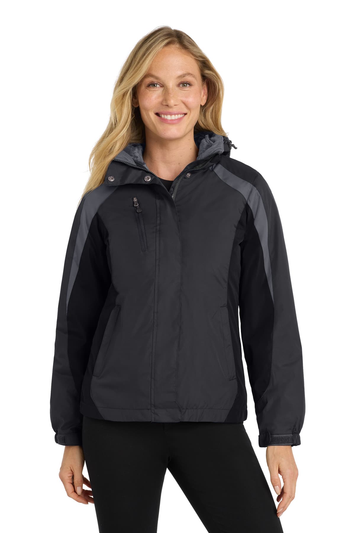 Port Authority L321 in Black/ Black/ Magnet β custom apparel by Jam 4 Apparel