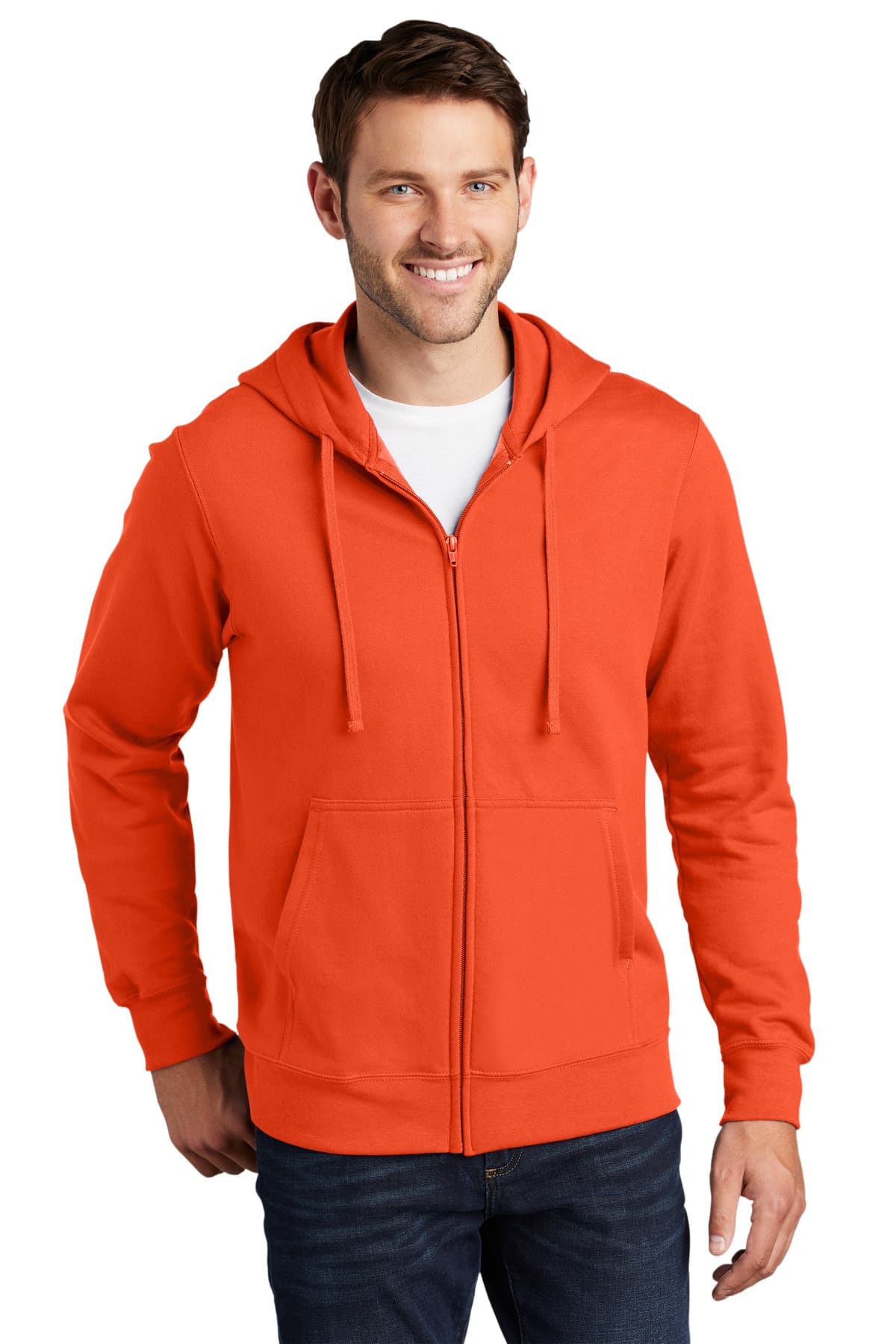 Port & Co PC850ZH in Orange β custom apparel by Jam 4 Apparel