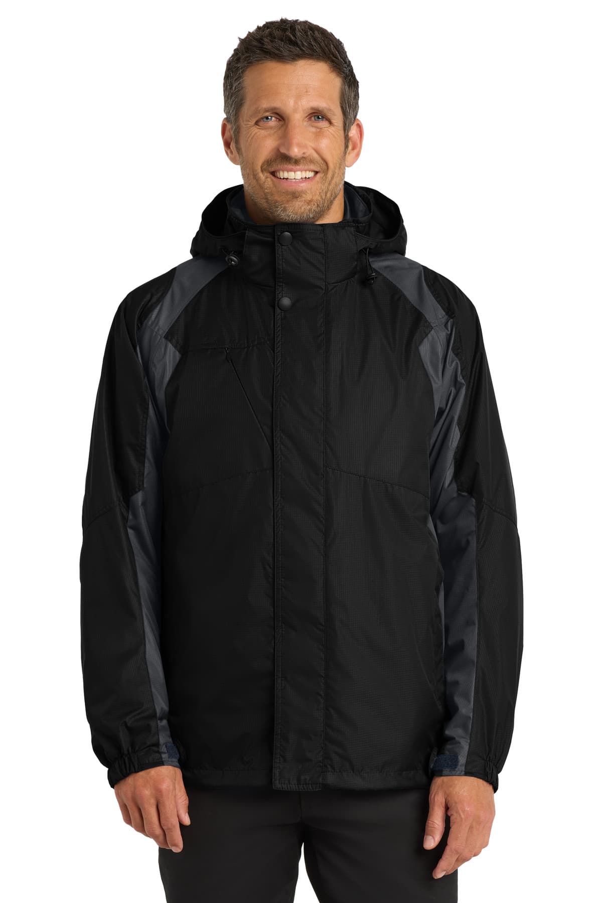 Port Authority J310 in Black/ Ink Grey β custom apparel by Jam 4 Apparel