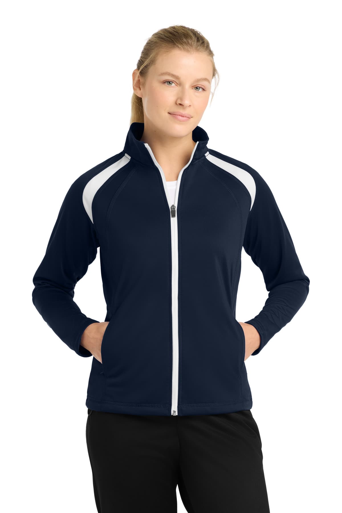 Sport-Tek LST90 in True Navy/ White β custom apparel by Jam 4 Apparel