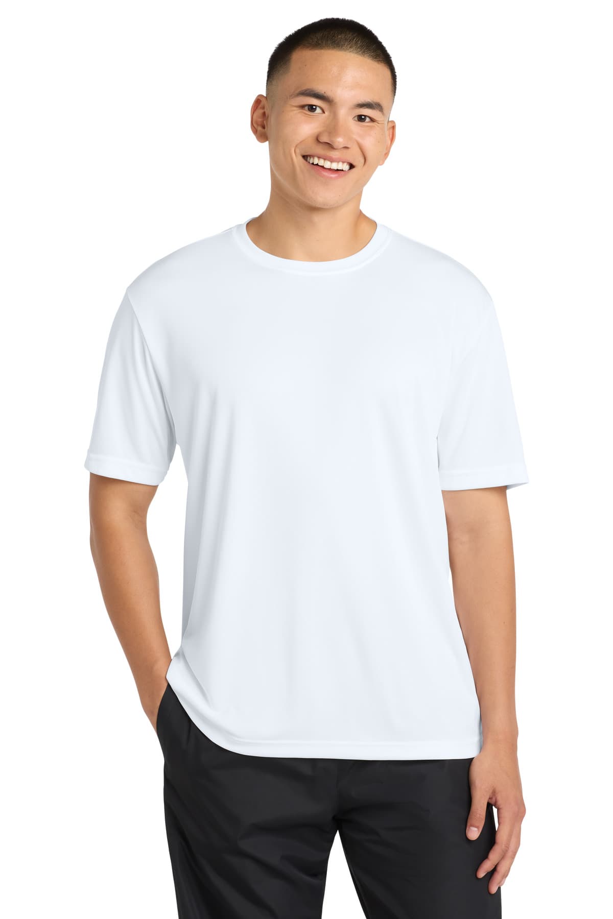 Sport-Tek ST350 in White β custom apparel by Jam 4 Apparel