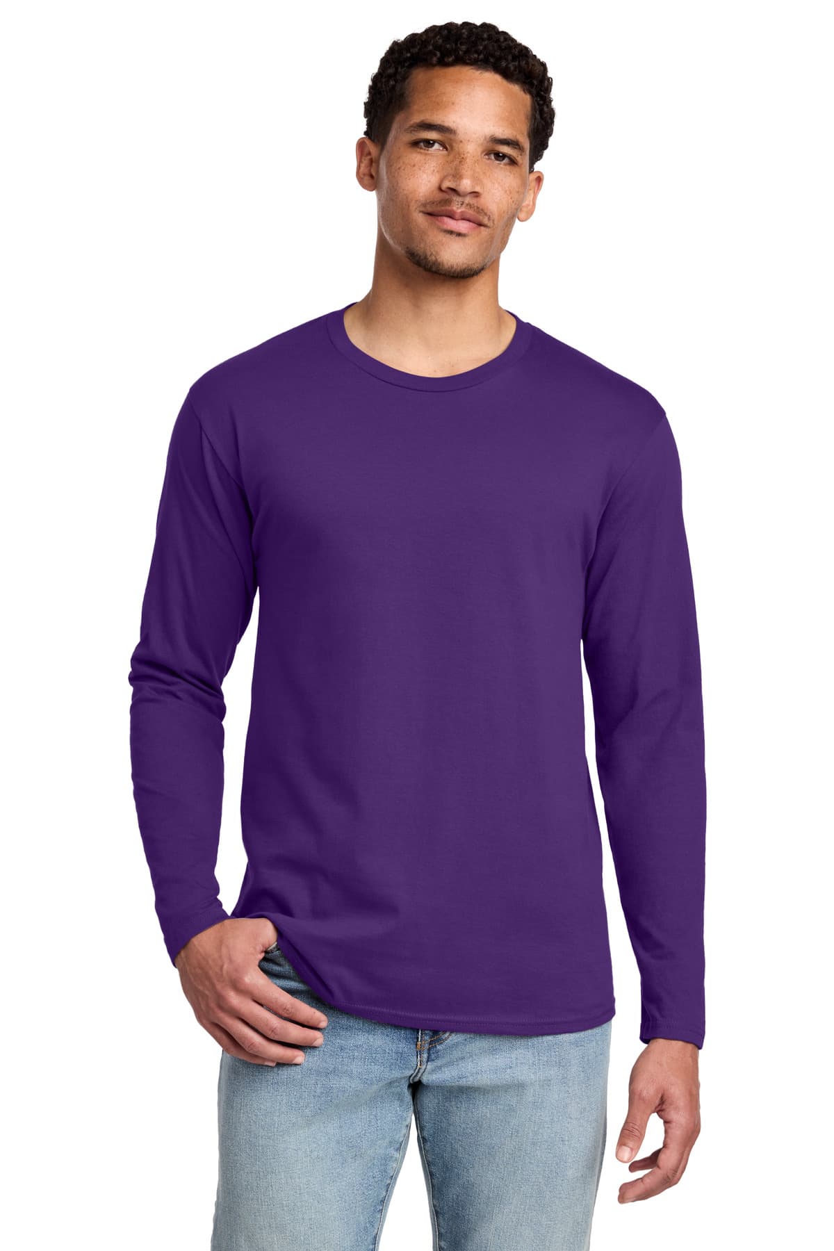 Port & Co PC450LS in Team Purple — custom apparel by Jam 4 Apparel