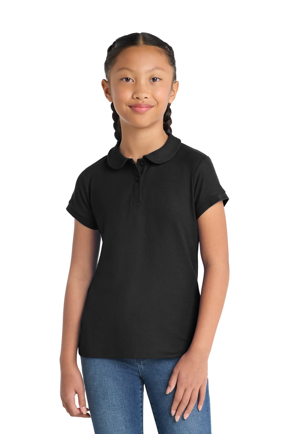 Port Authority YG503 in Black — custom apparel by Jam 4 Apparel
