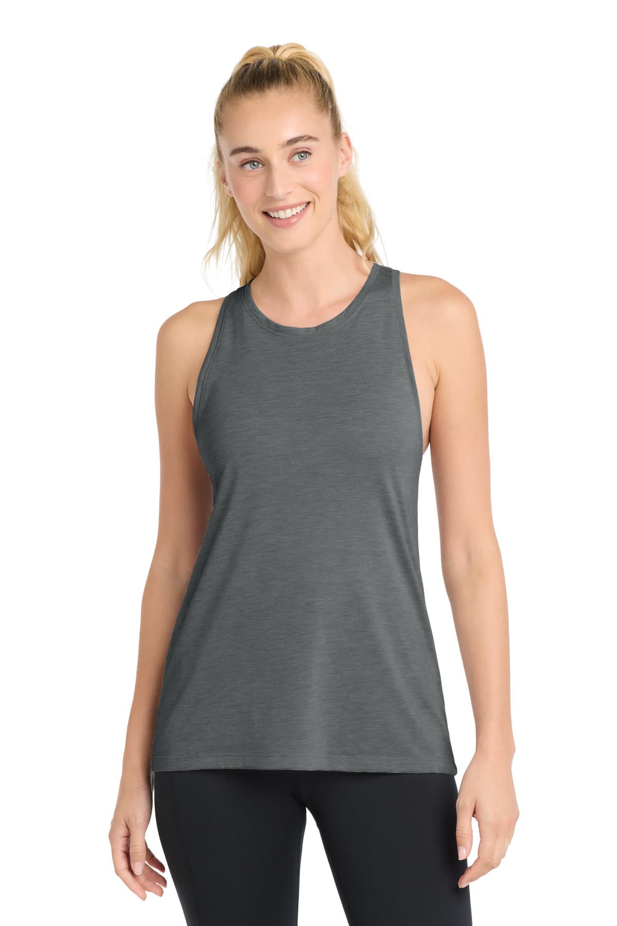 Sport-Tek LST402 in Dark Grey Heather — custom apparel by Jam 4 Apparel
