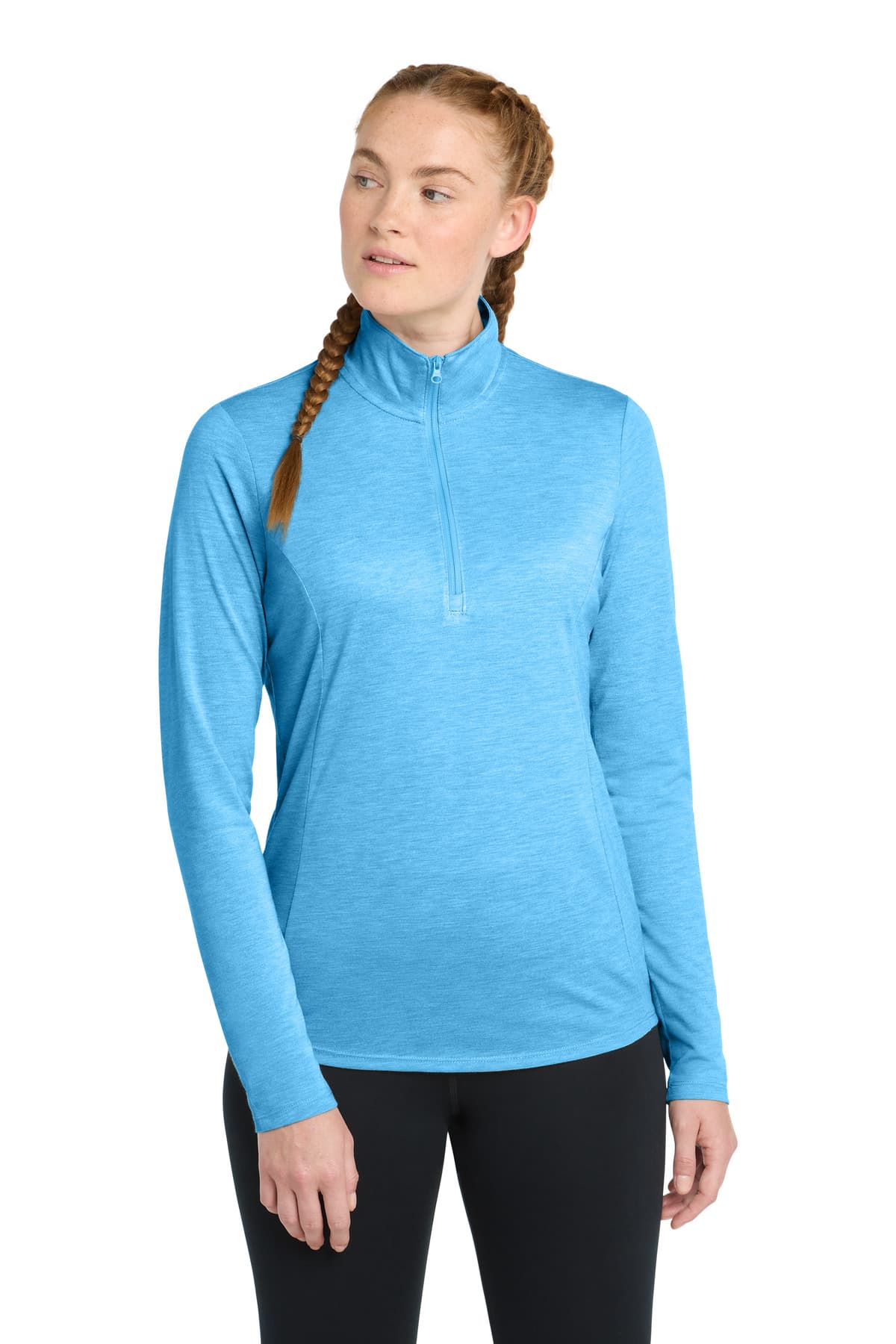 Sport-Tek LST407 in Pond Blue Heather β custom apparel by Jam 4 Apparel
