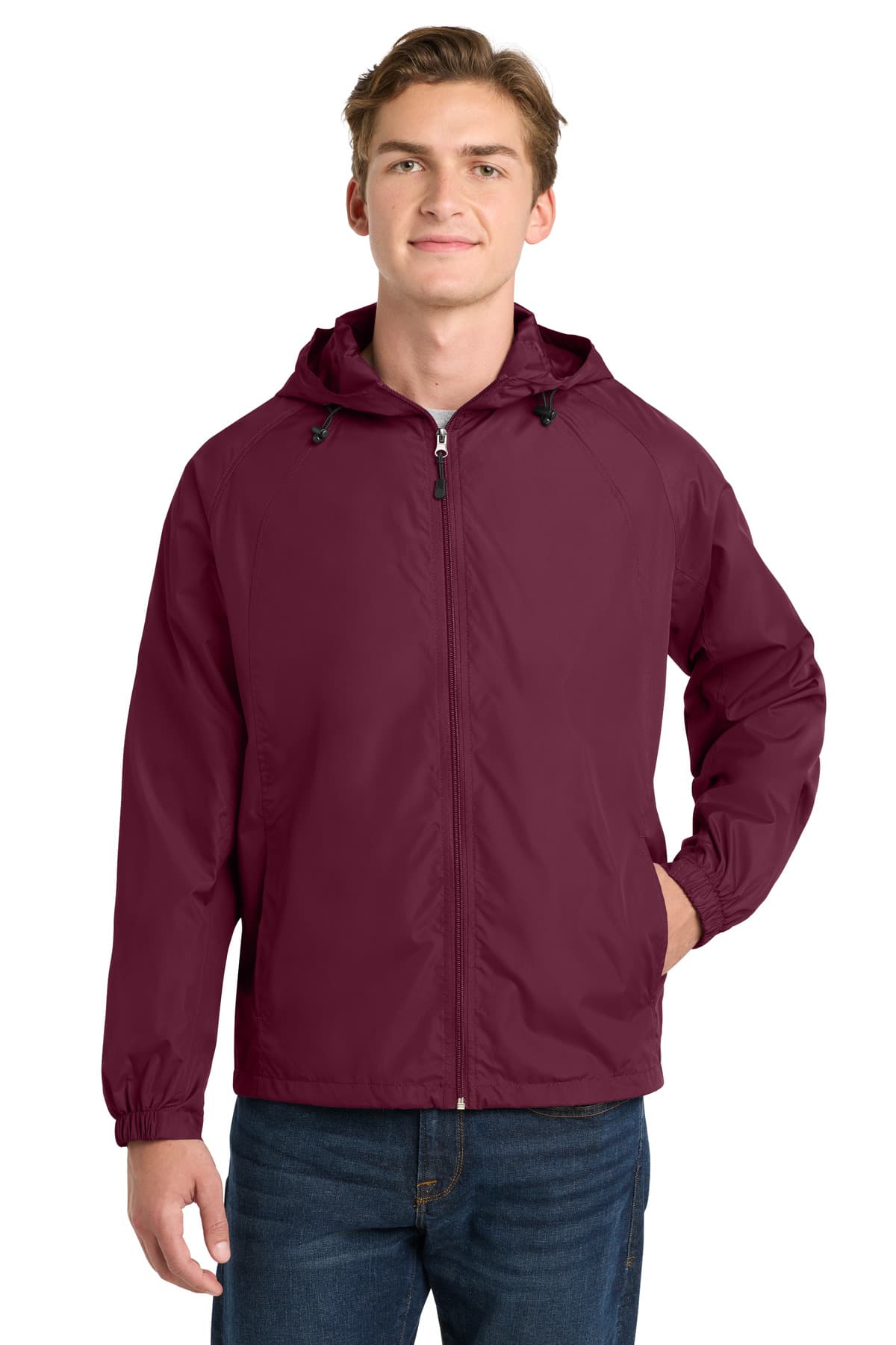 Sport-Tek JST73 in Maroon — custom apparel by Jam 4 Apparel