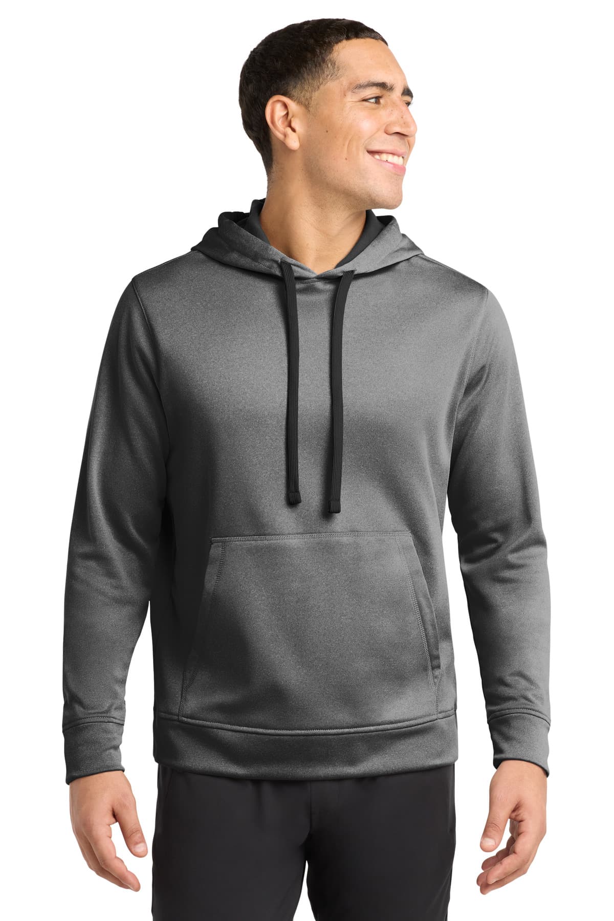 Sport-Tek ST264 in Black Heather — custom apparel by Jam 4 Apparel