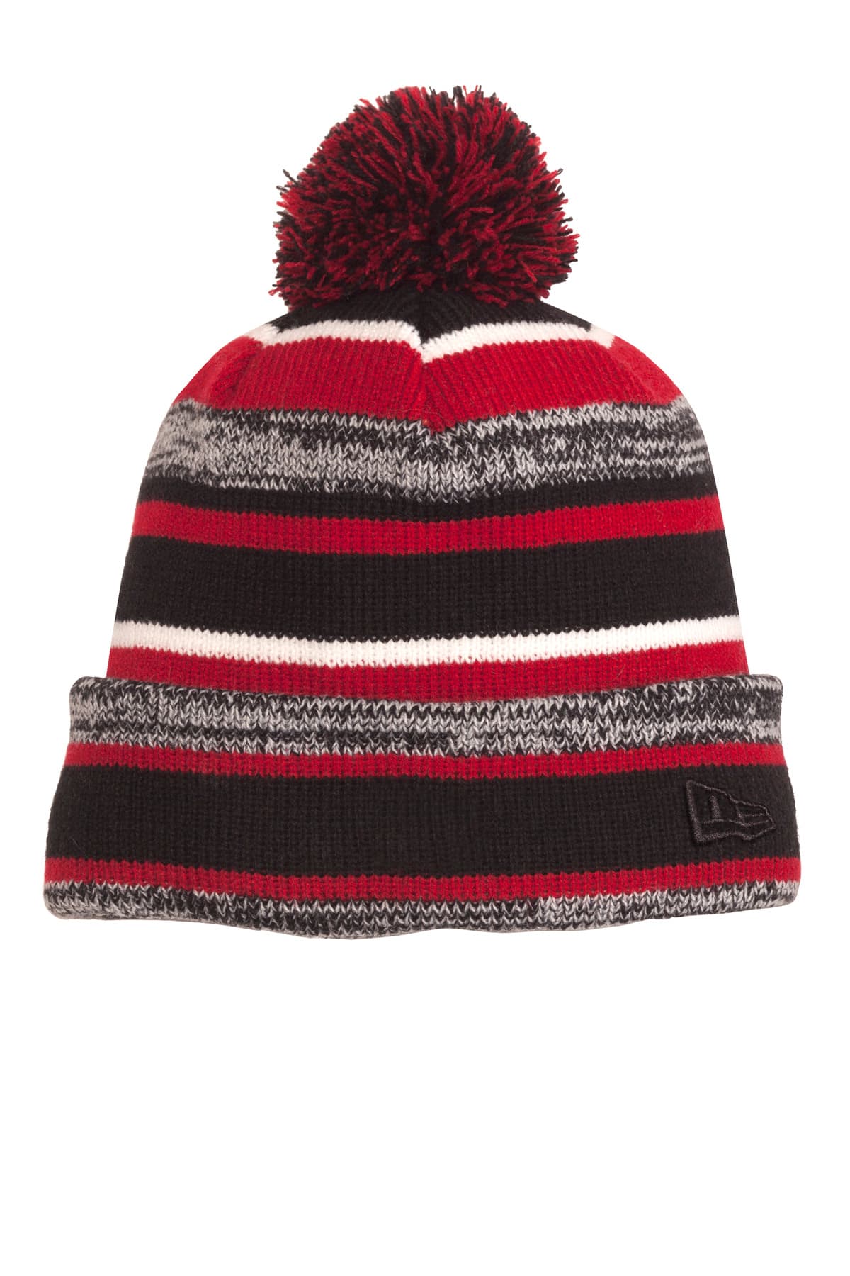 New Era NE902 in Black/ Scarlet β custom apparel by Jam 4 Apparel