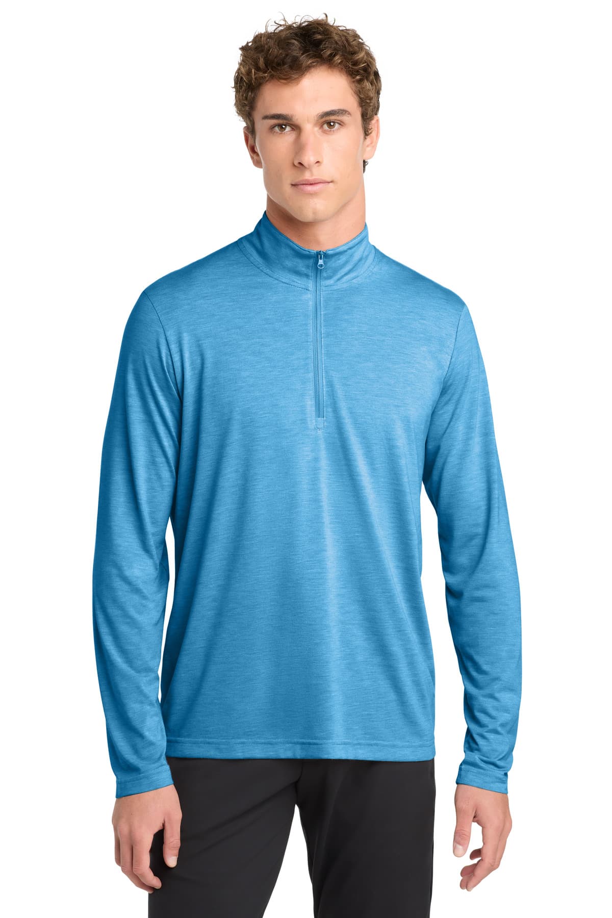 Sport-Tek ST407 in Pond Blue Heather β custom apparel by Jam 4 Apparel