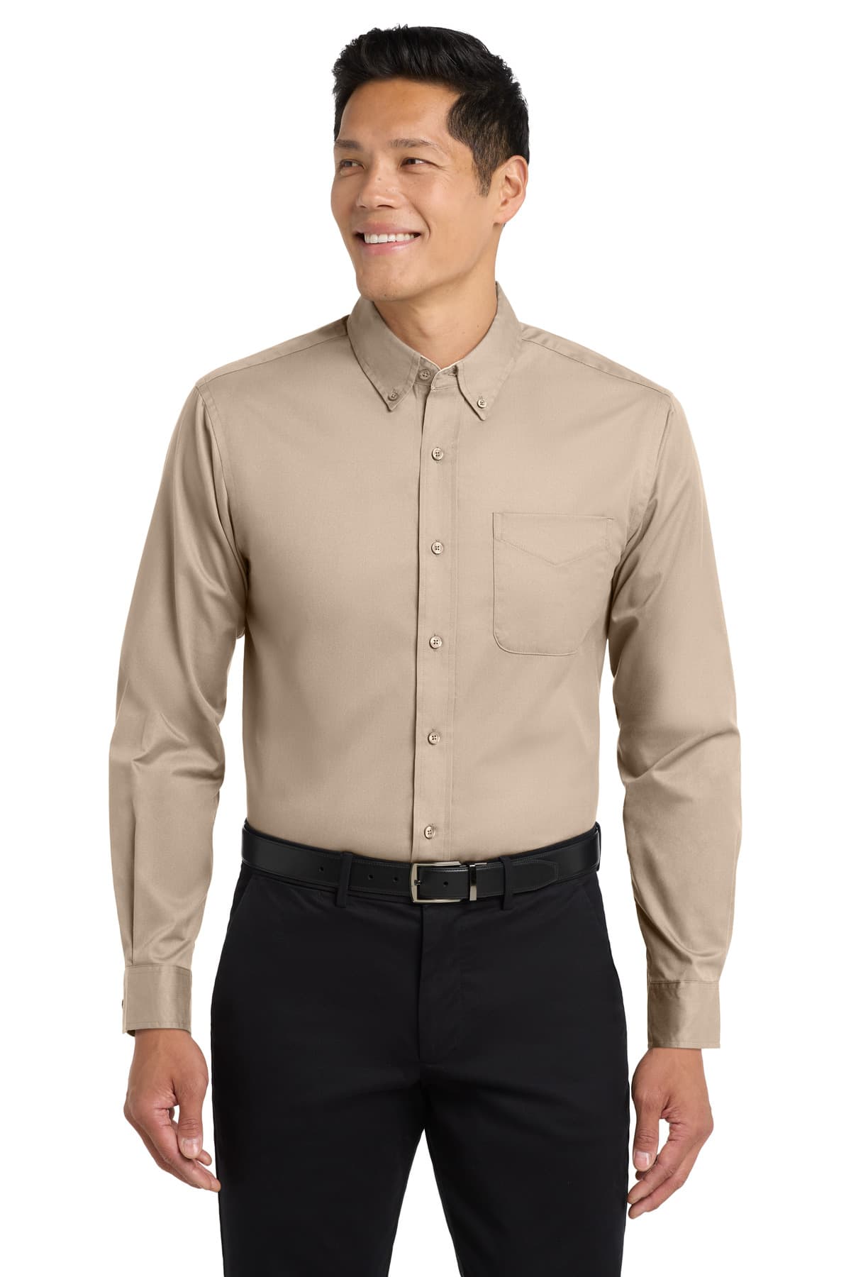 Port Authority S608 in Stone β custom apparel by Jam 4 Apparel
