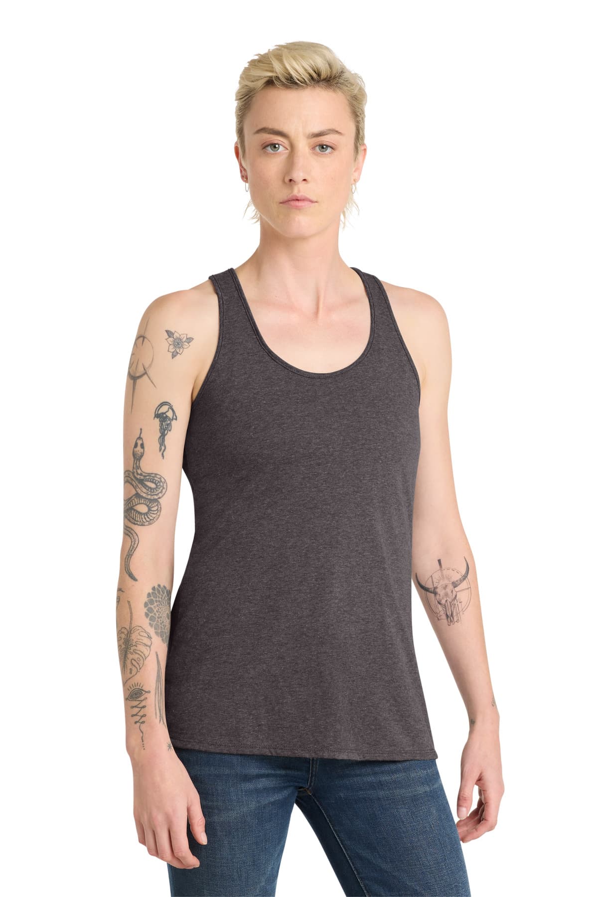 District DT6302 in Heathered Charcoal β custom apparel by Jam 4 Apparel