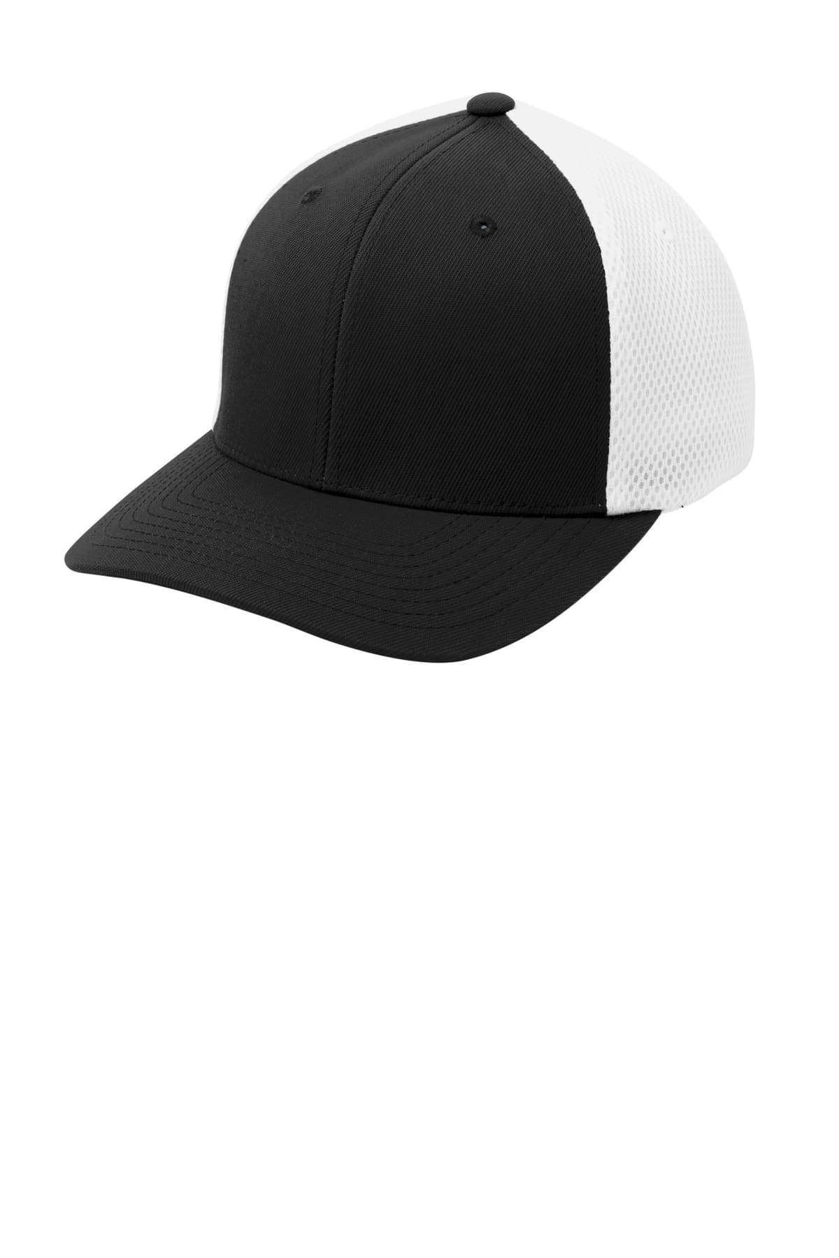 Sport-Tek STC40 in Black/ White β custom apparel by Jam 4 Apparel