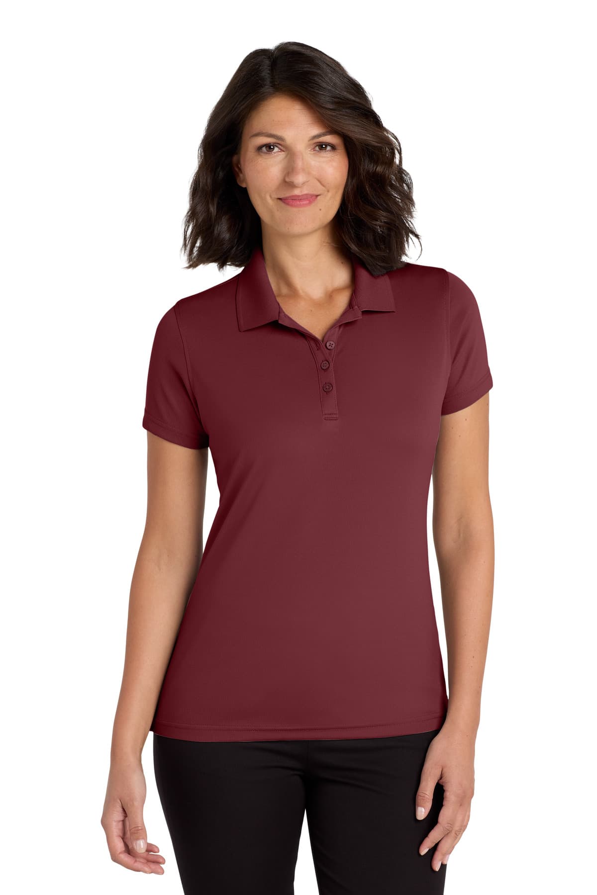 Port Authority LK110 in Burgundy β custom apparel by Jam 4 Apparel