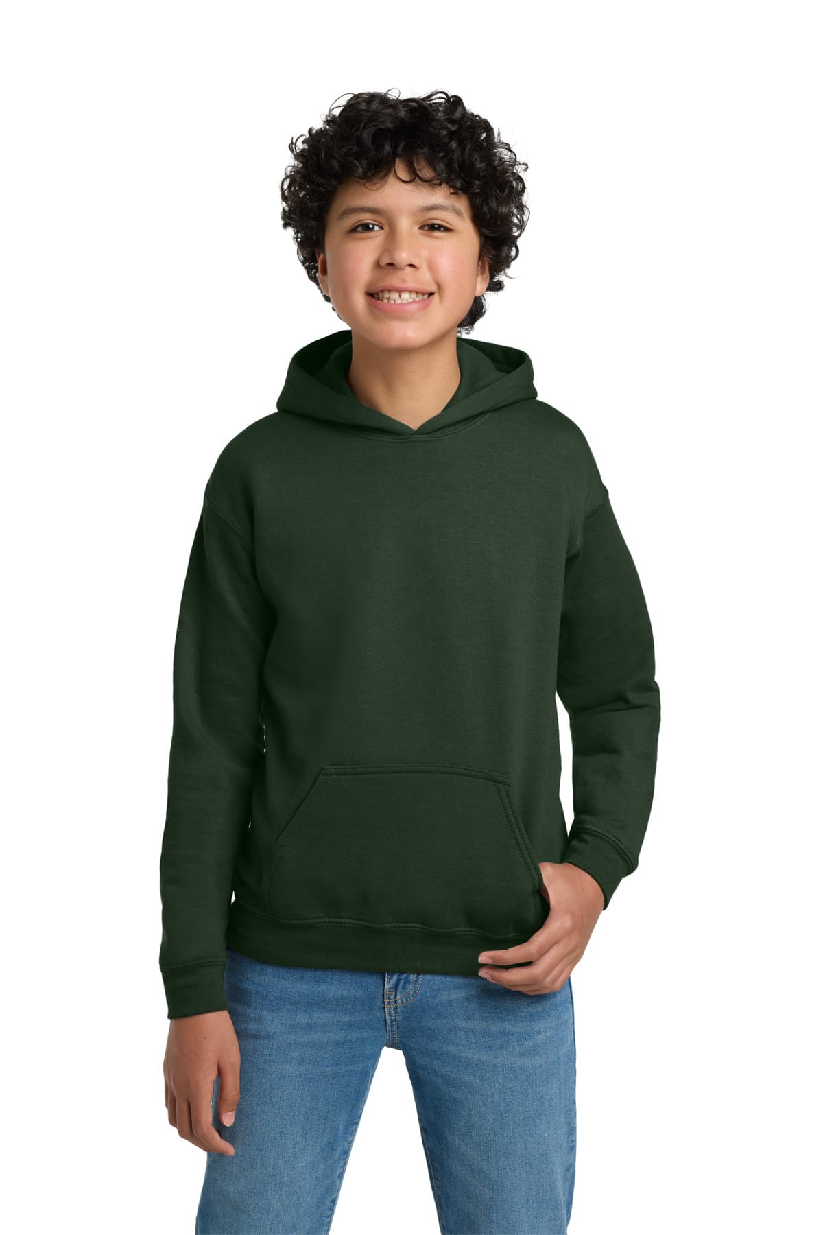 Gildan 18500B in Forest Green — custom apparel by Jam 4 Apparel